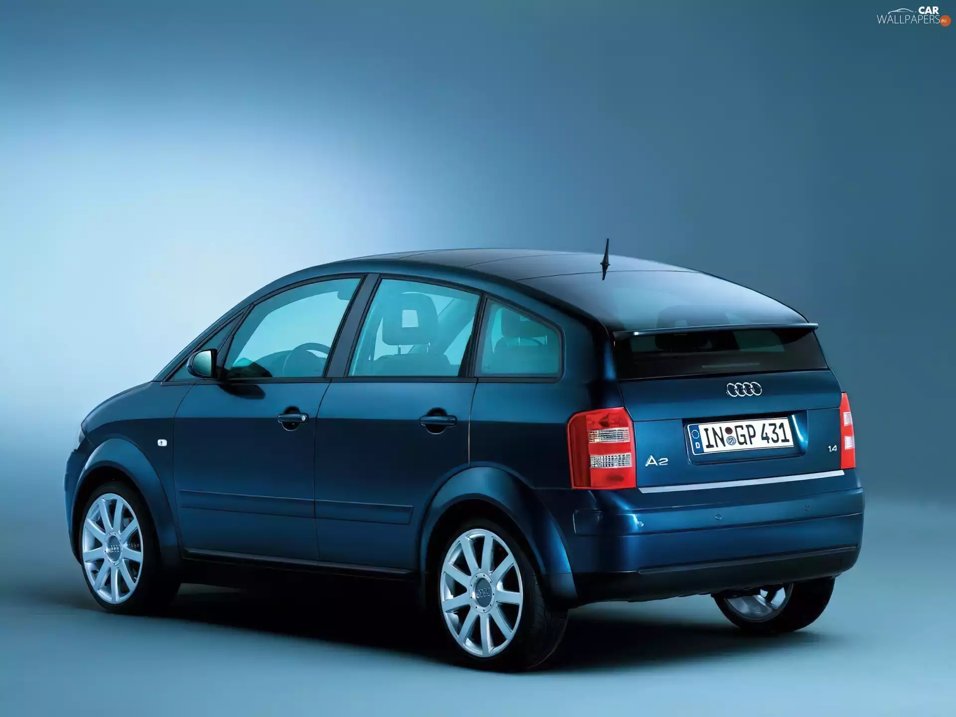 blue, Audi A2