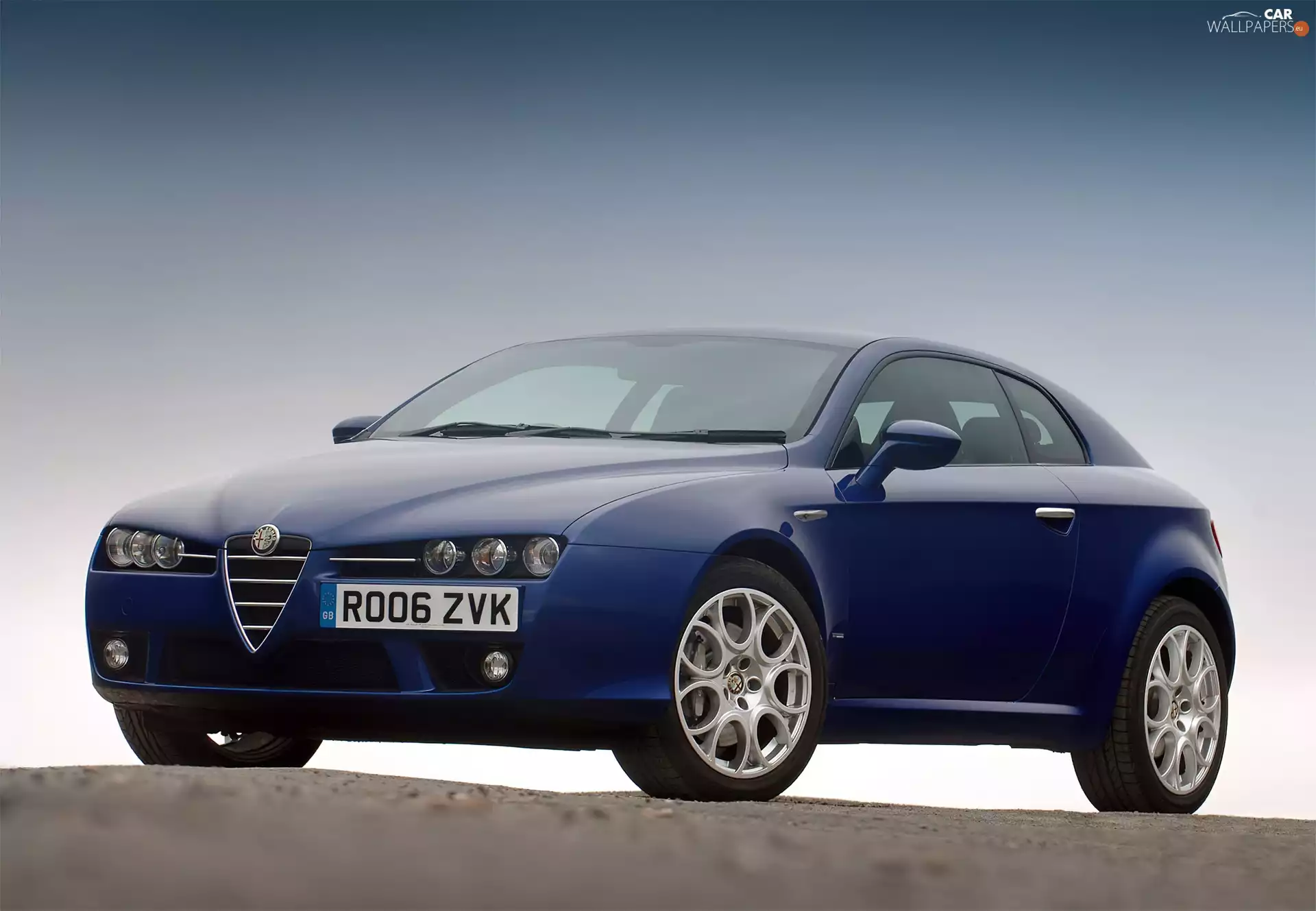 Hatchback, Blue, Alfa Romeo Brera