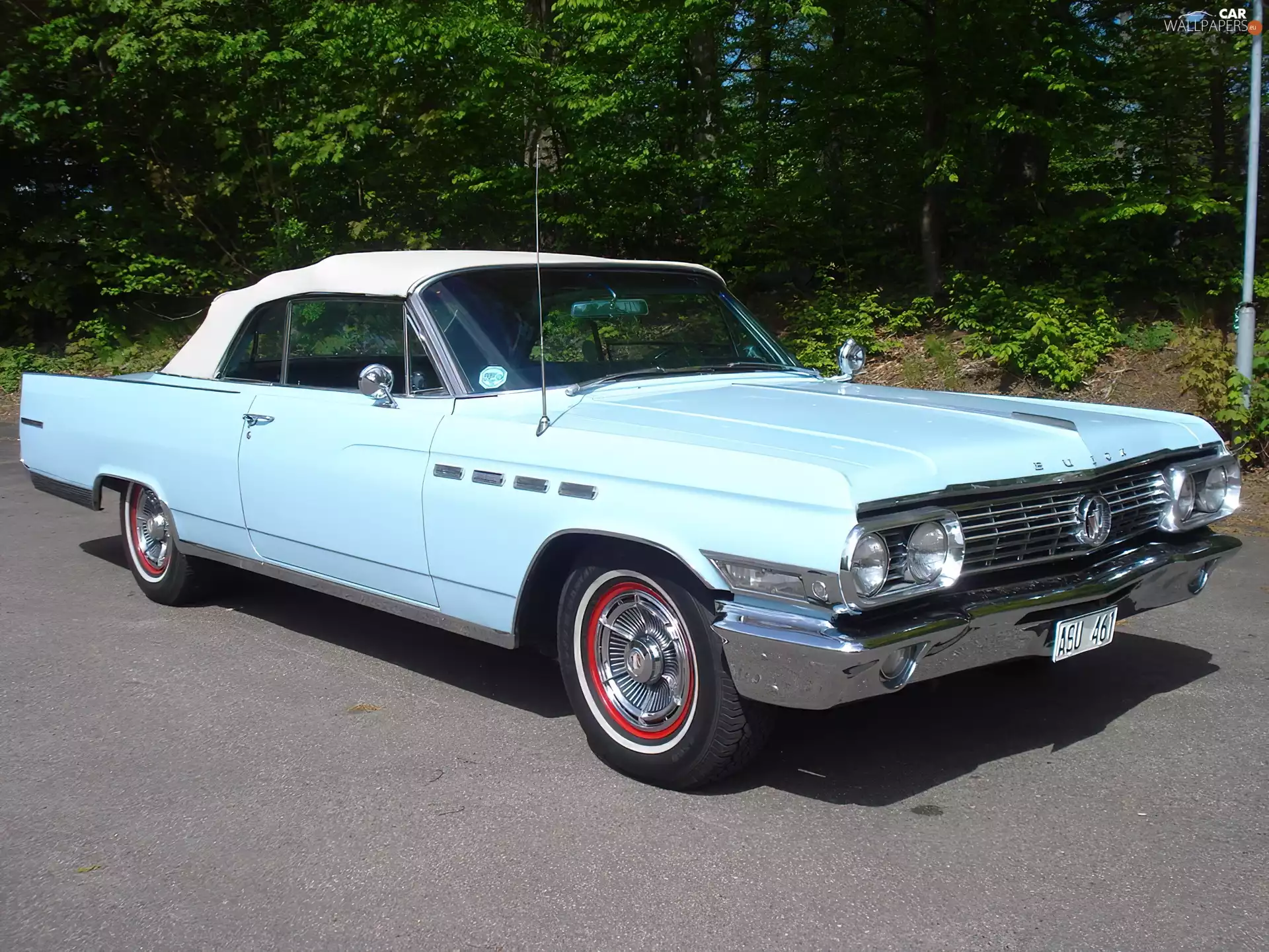 Cabriolet, blue, Buick Electra Park