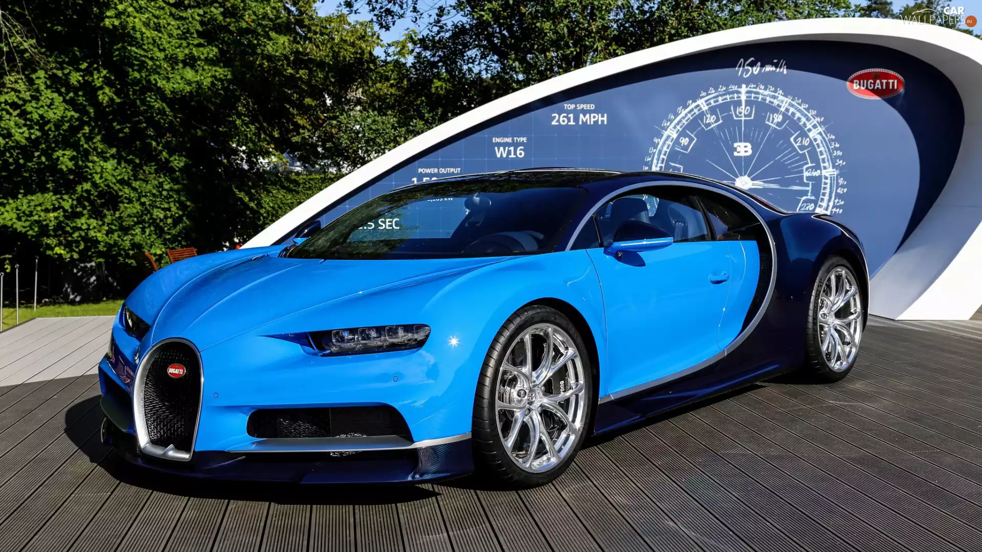 blue, Bugatti Chiron