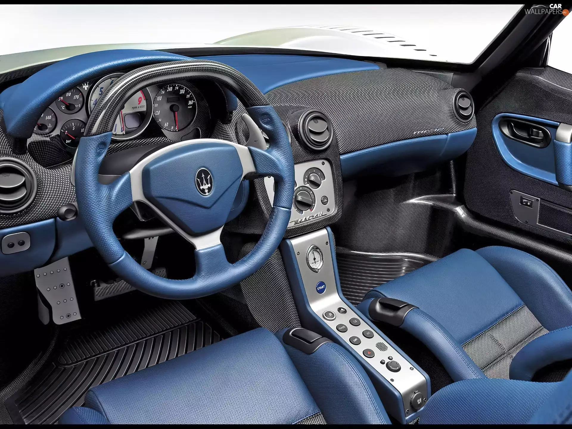 interior, Maserati MC12, Blue