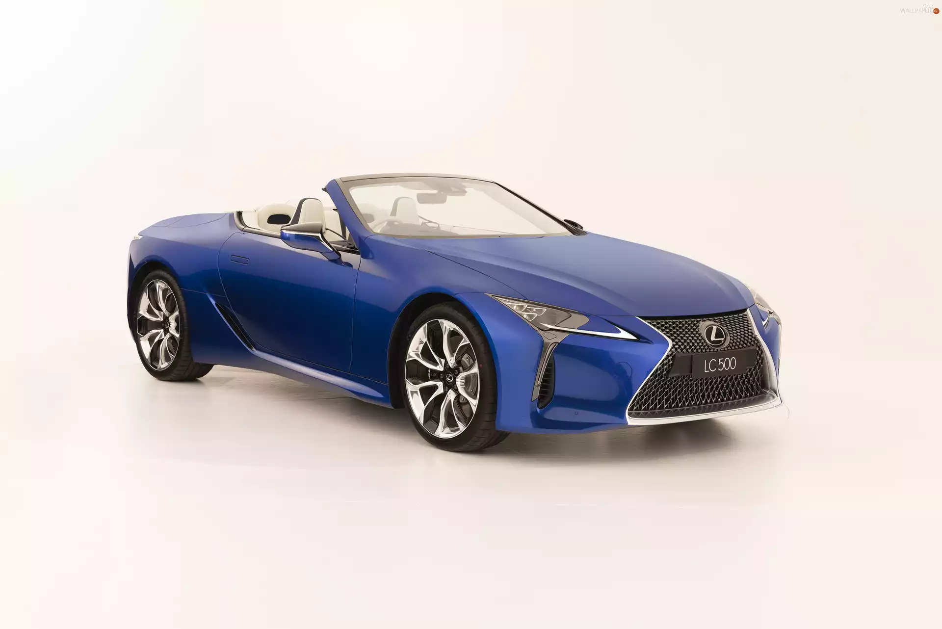Convertible, blue, Lexus Lc 500