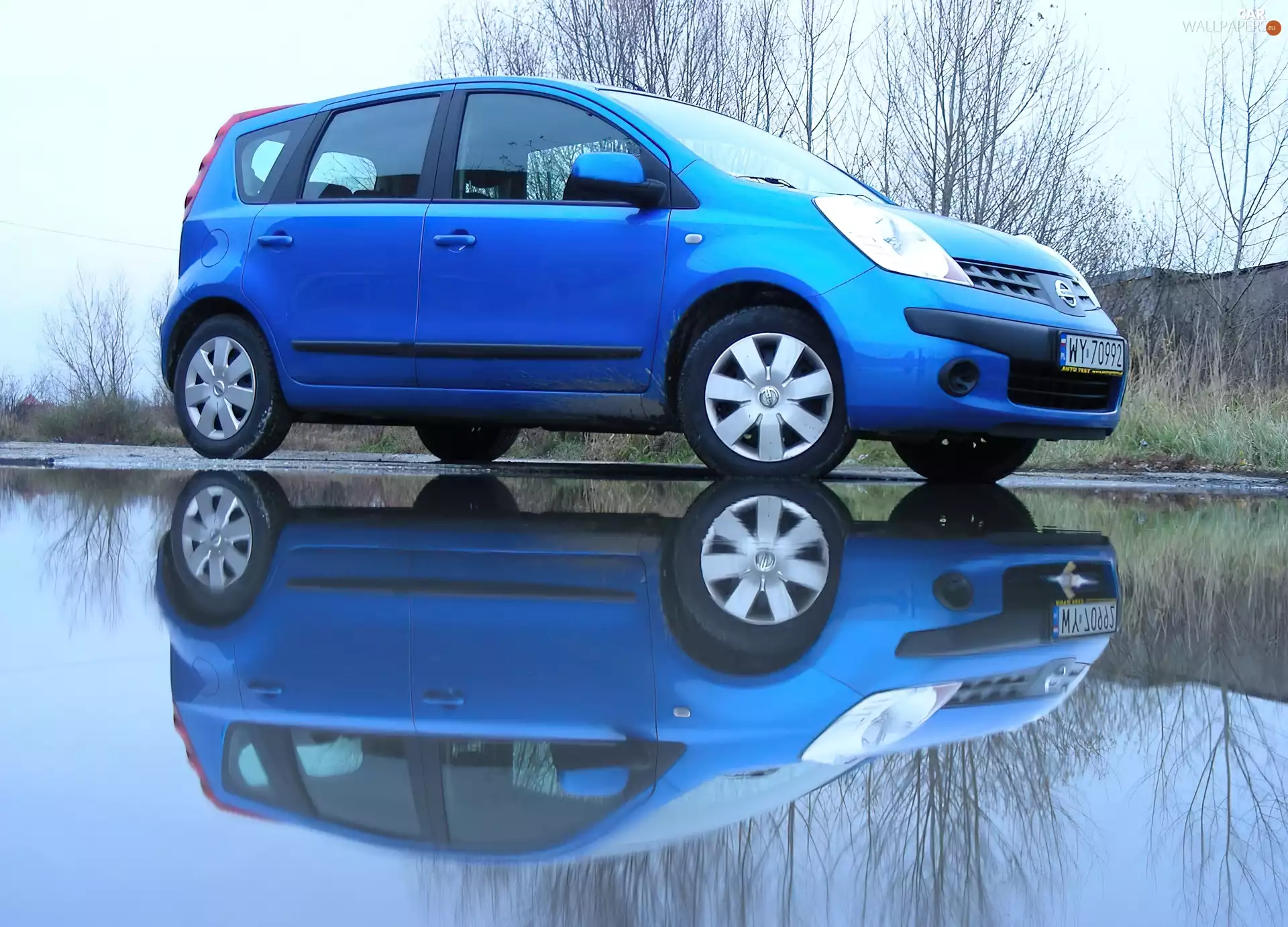 blue, Nissan Note