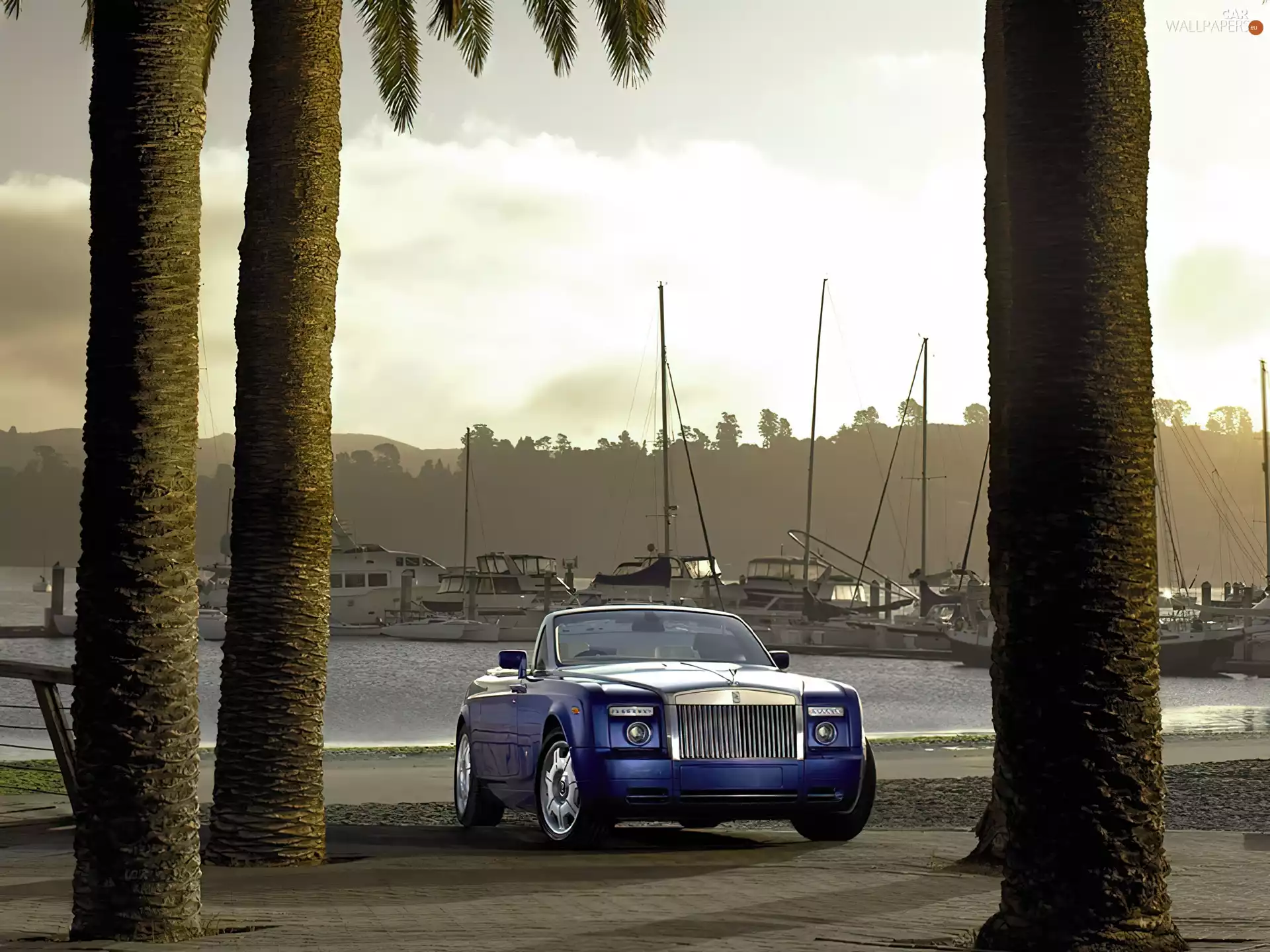 Harbour, blue, Phantom Drophead Coupe
