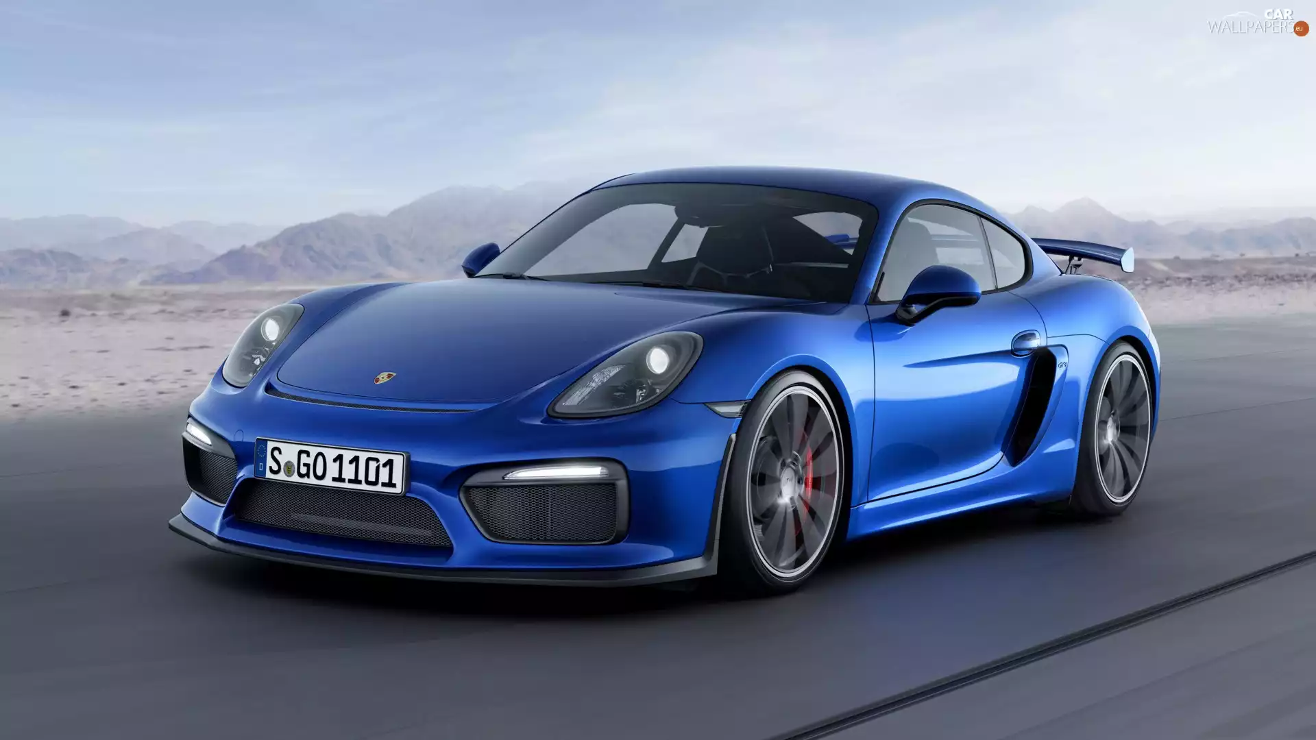 2015, Blue, Porsche Cayman GT4