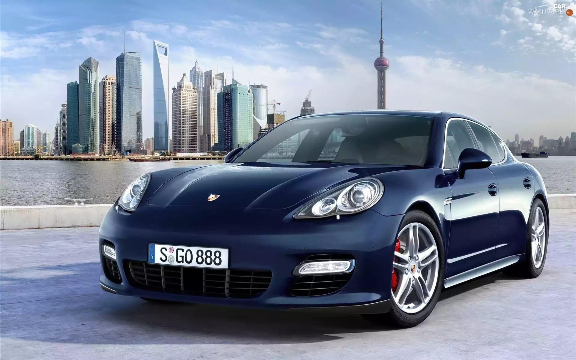 Town, Porsche, navy blue