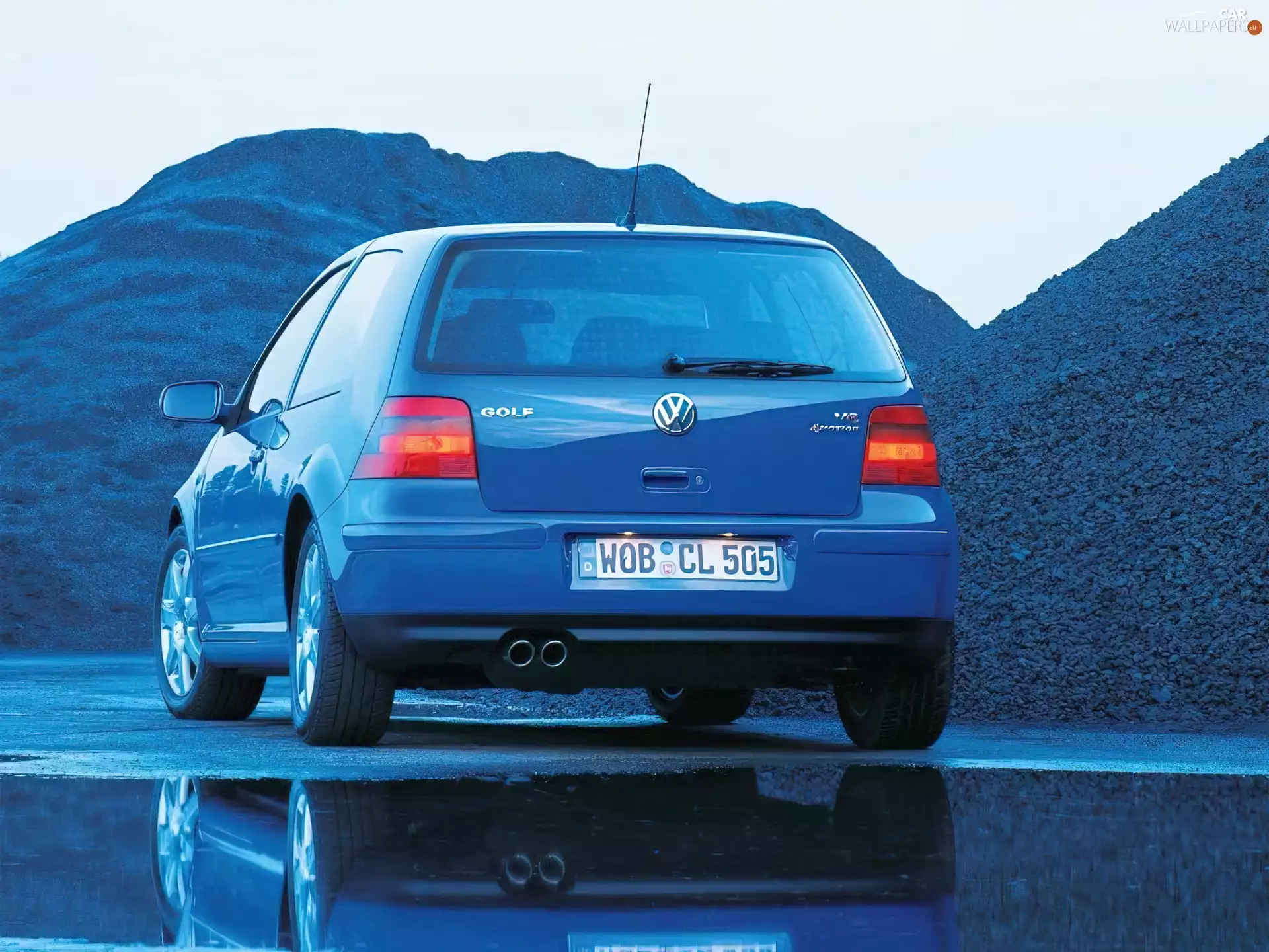 Volkswagen Golf 4, blue