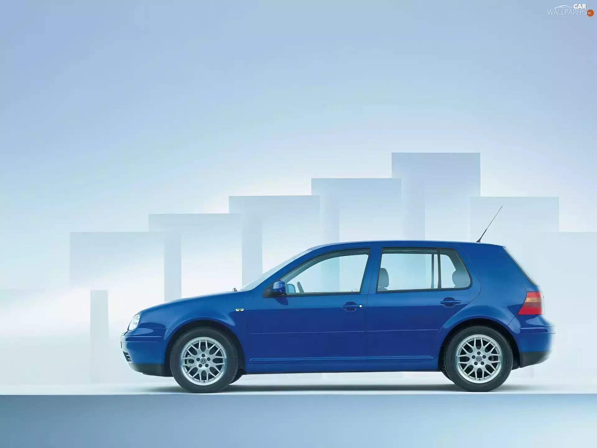 Volkswagen Golf 4, blue