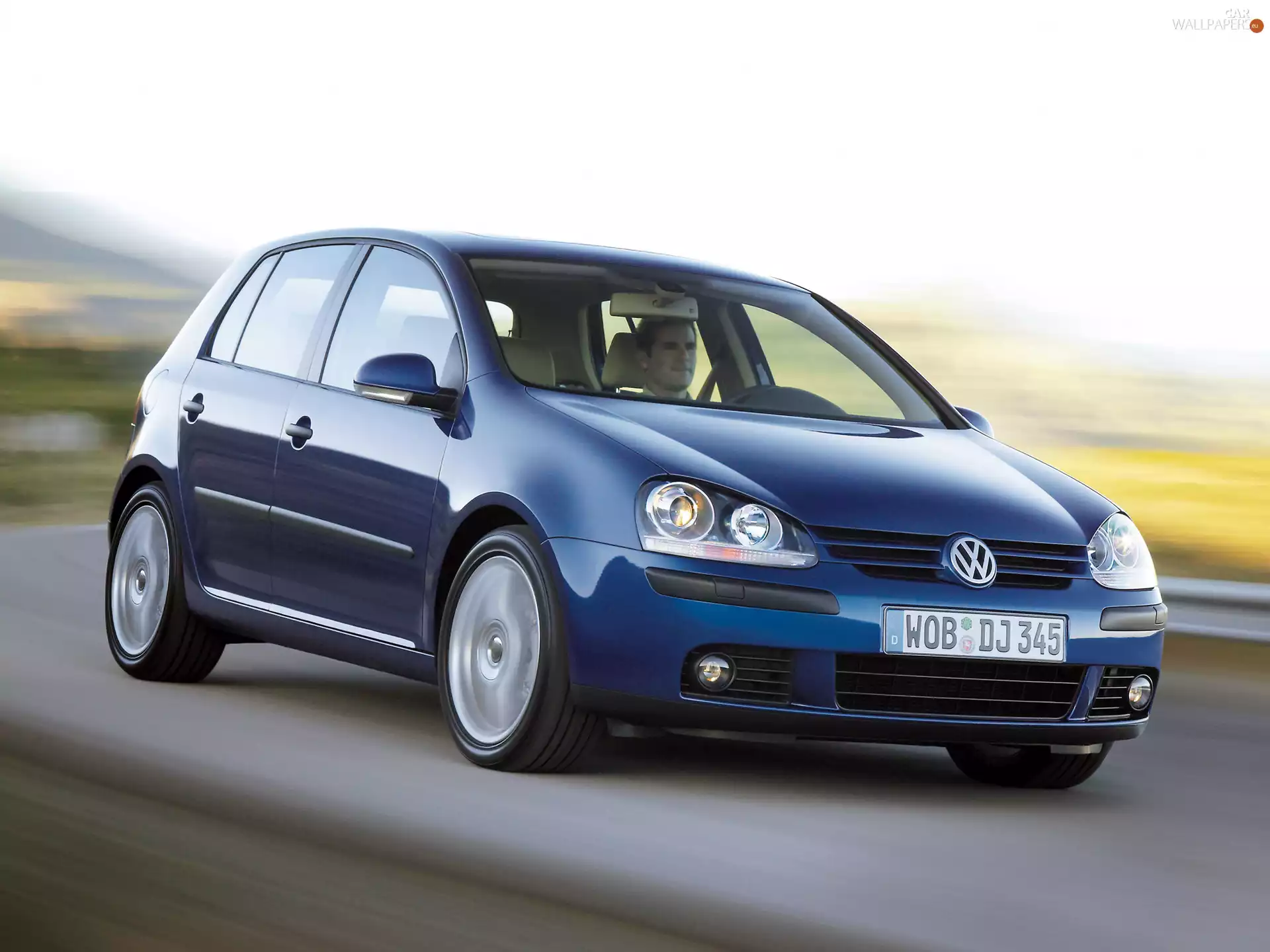 Volkswagen Golf 5, blue