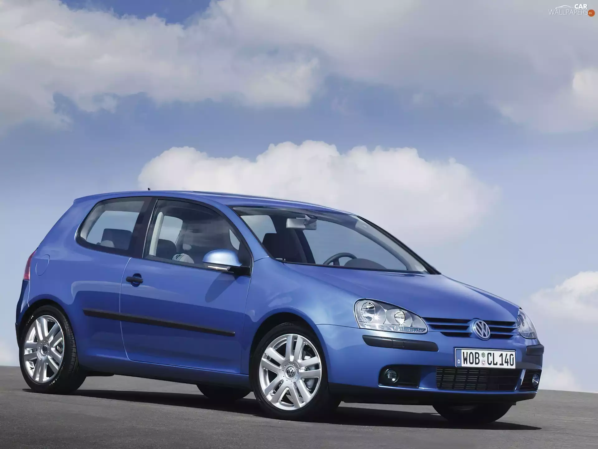 Volkswagen Golf 5, blue