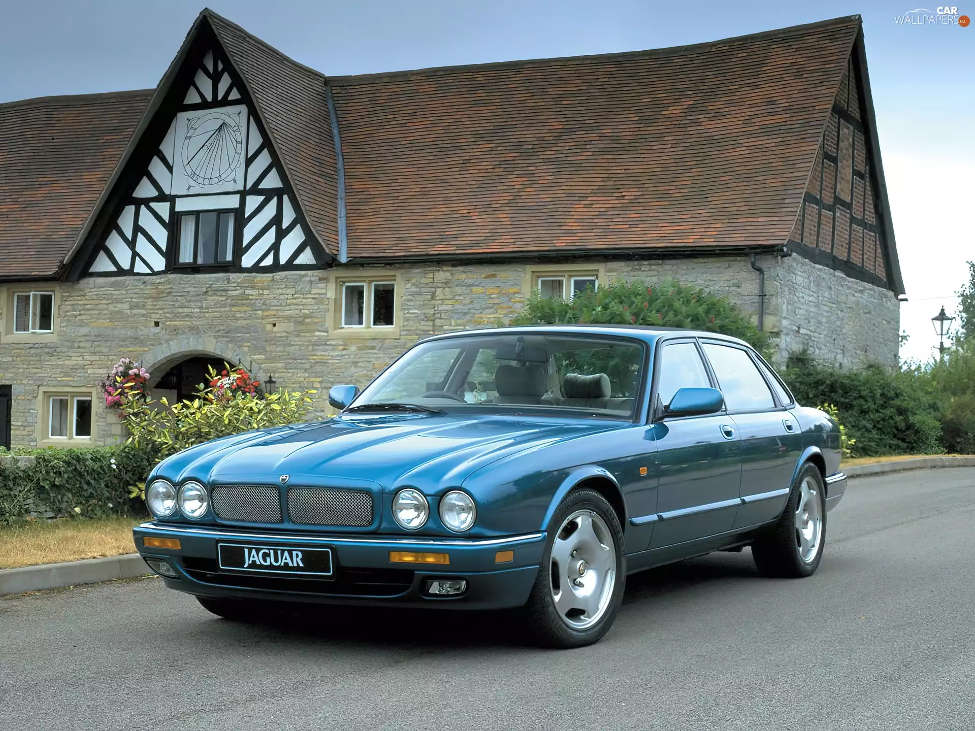 blue, Jaguar XJ