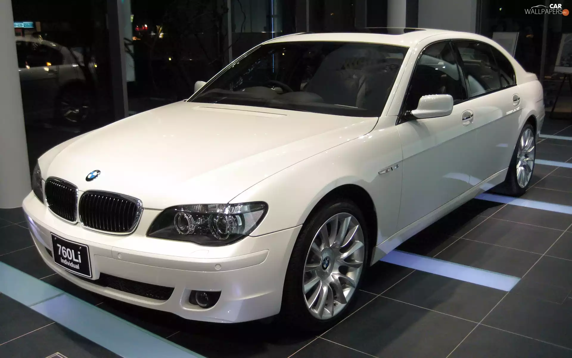 White, E66, saloon, BMW Series 7