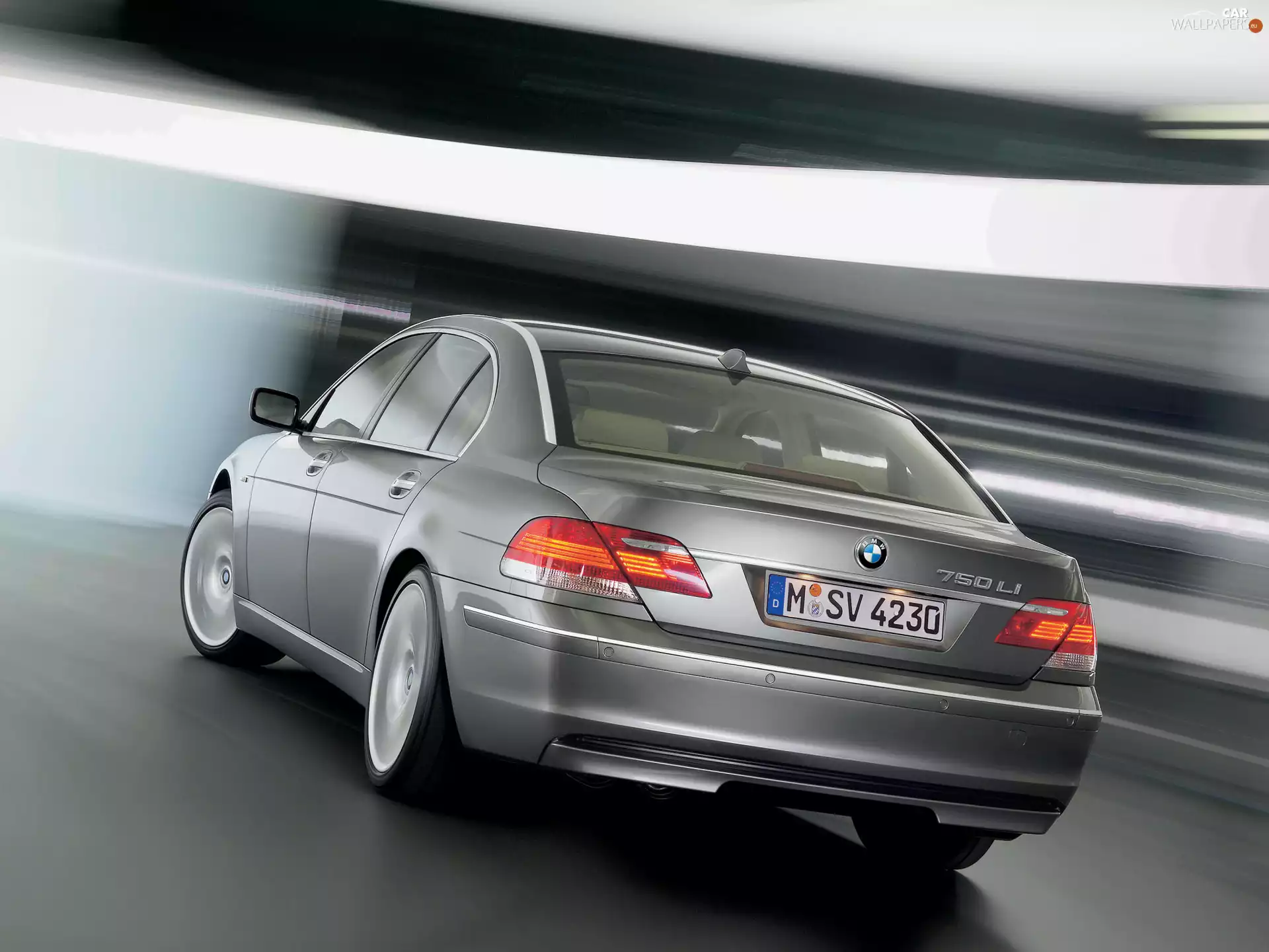 Gray, E66, tunnel, BMW Series 7