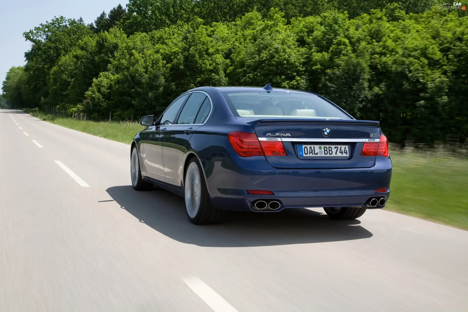 silencer, Way, B7, BMW seria 7 F01, Alpina