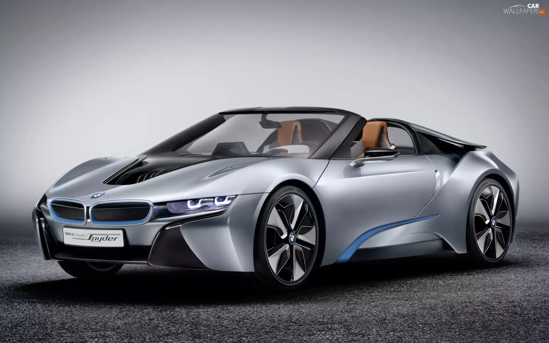 Silver, BMW i8 Spyder Concept