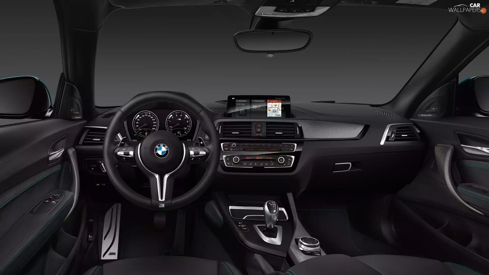 interior, BMW M2 Coupé, 2018