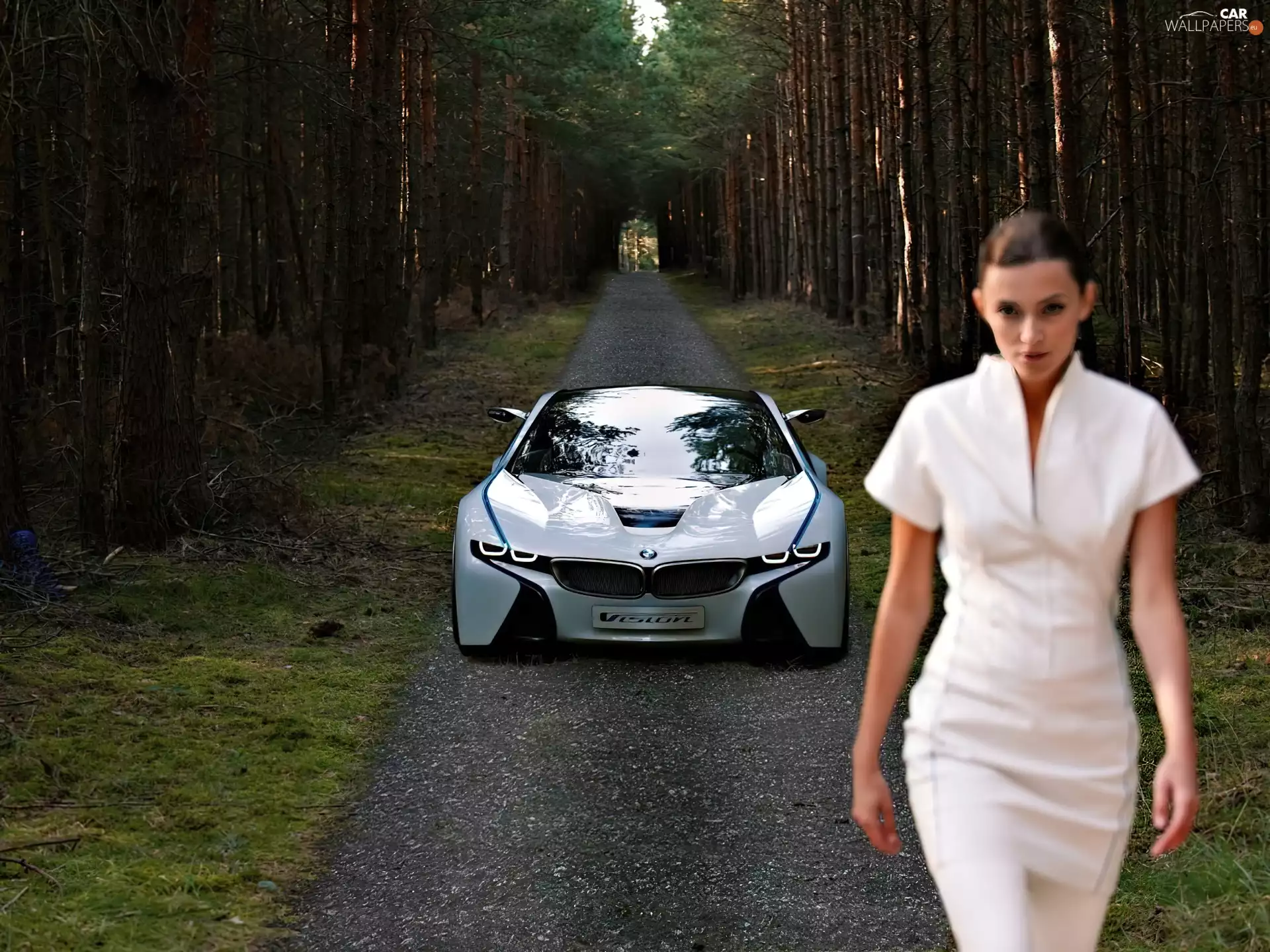 model, BMW Vision Efficient, Way