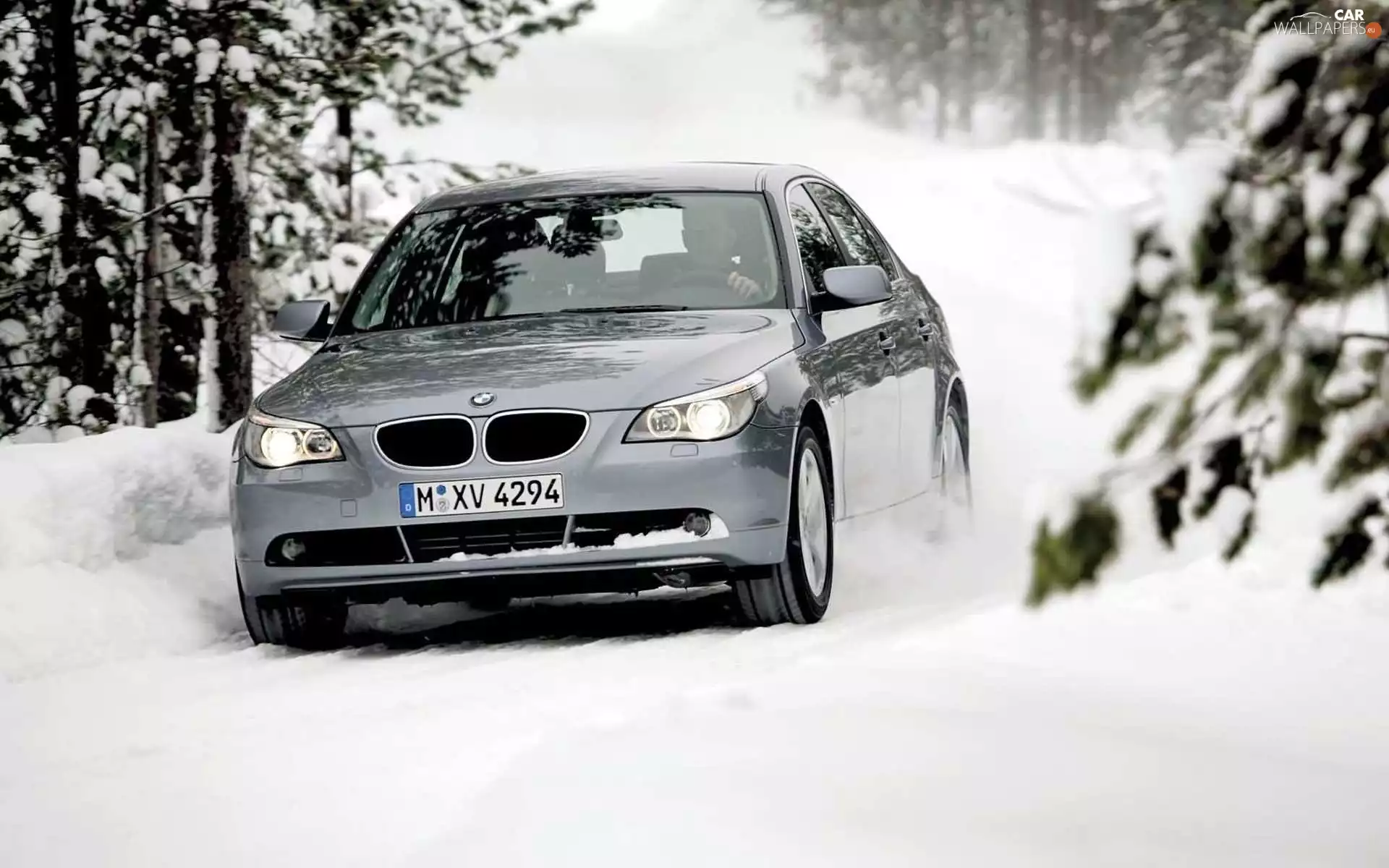 BMW E60, winter
