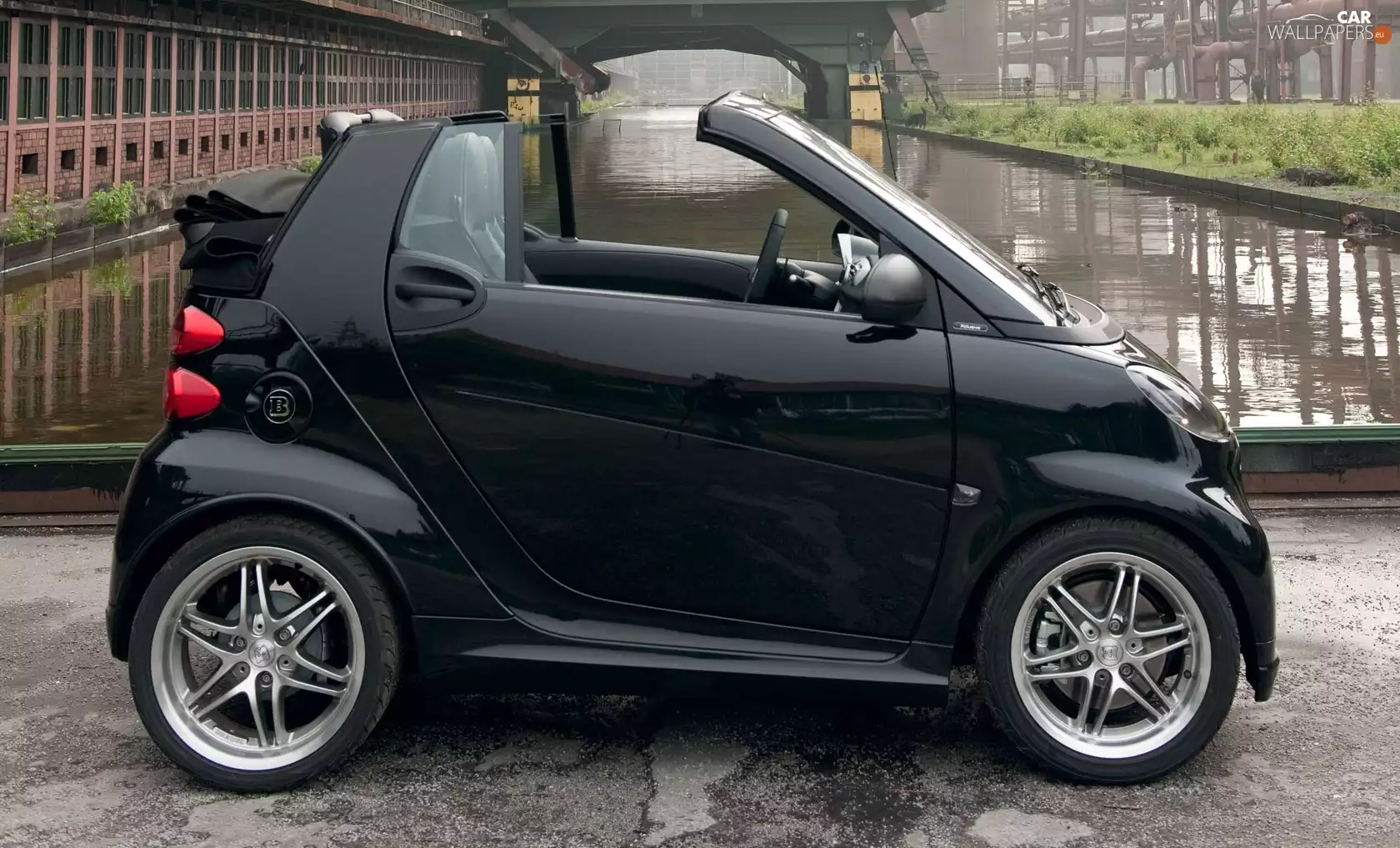 Black, Smart Fortwo Brabus