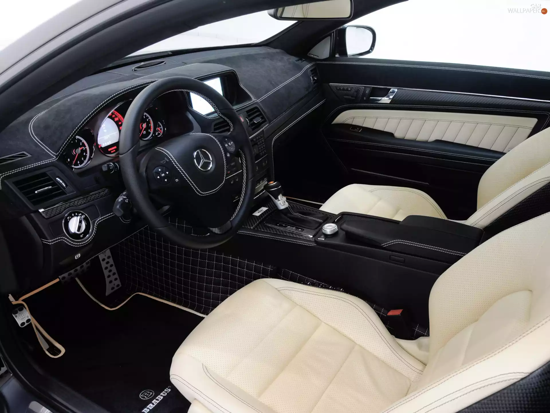 Mercedes E-Class, Brabus, interior, coupe