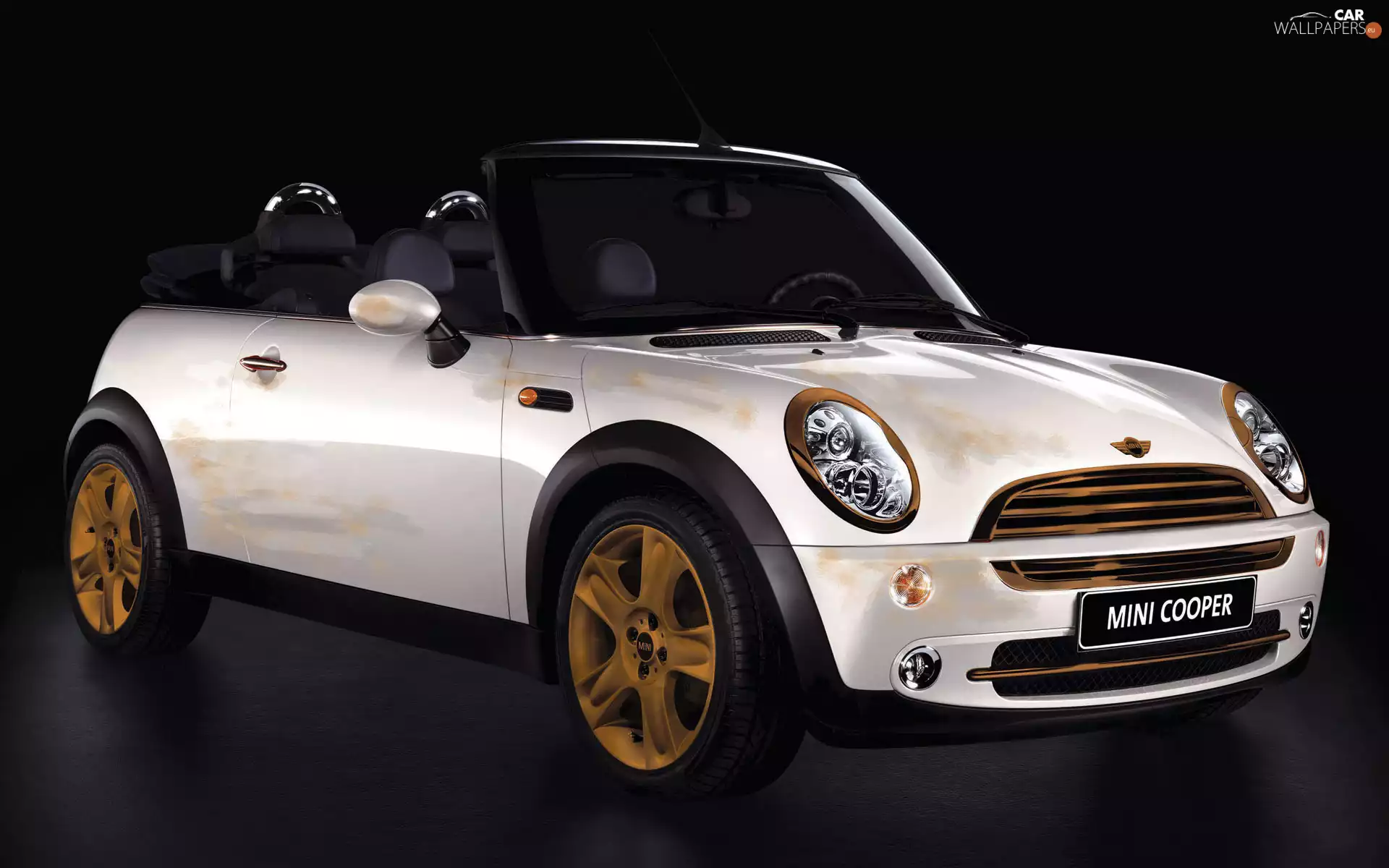 @, Mini Cooper, Brown