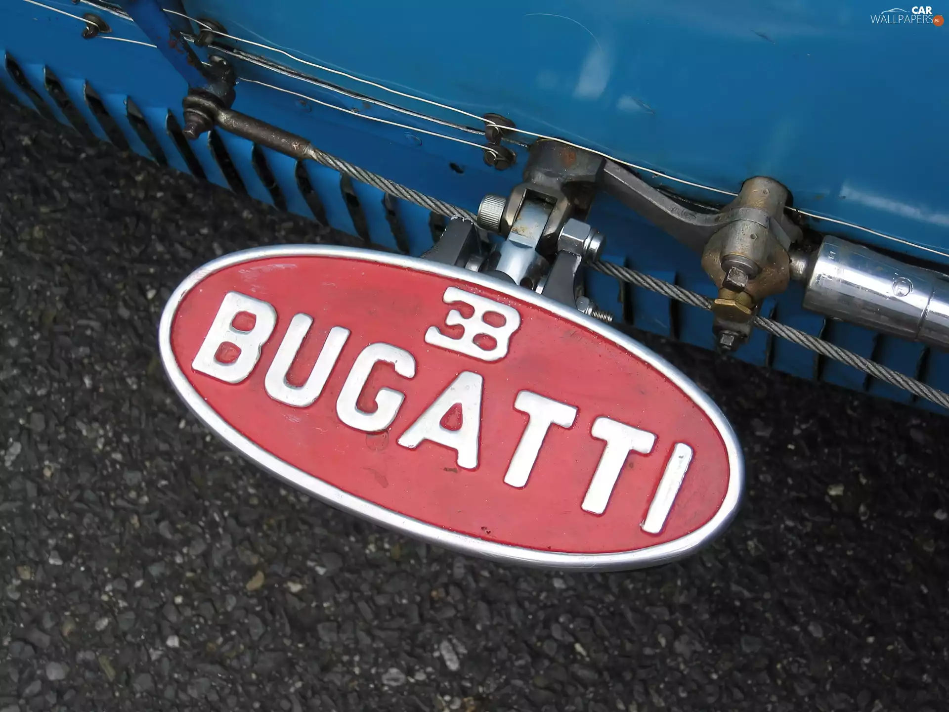 Bugatti, license plate