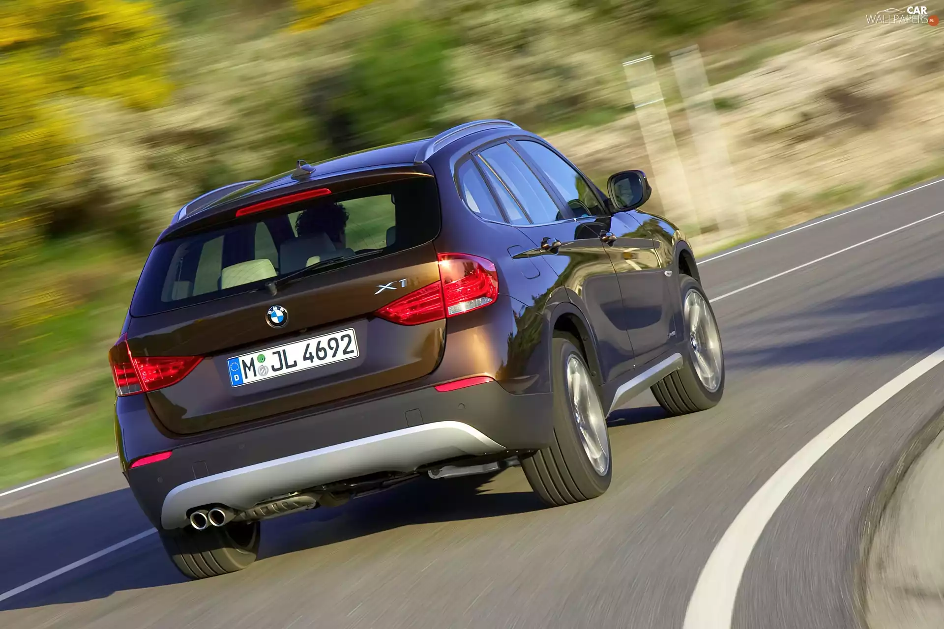 Back, BMW X1, bumper