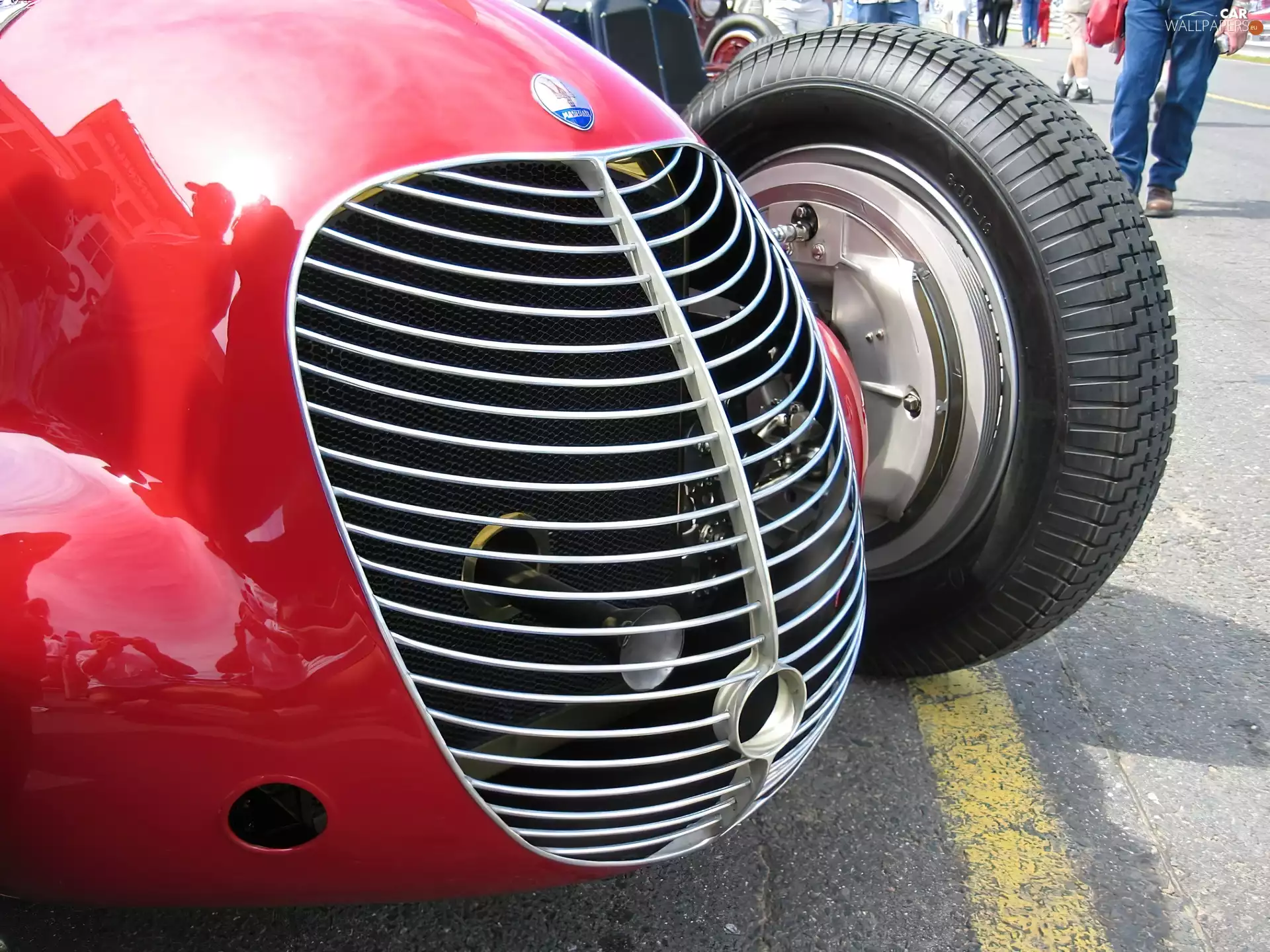 maserati, Front, circle, bumper