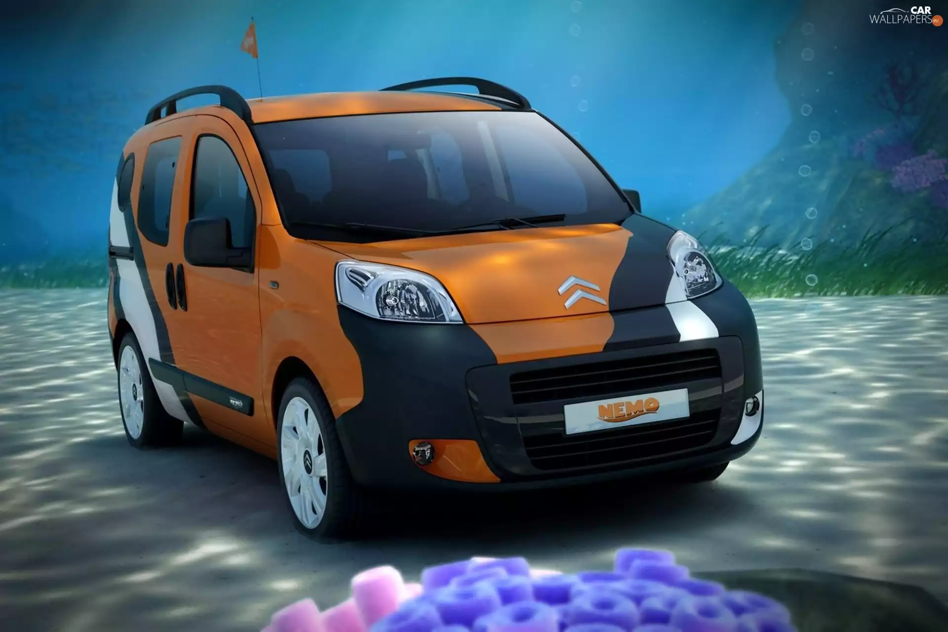 Mask, Citroen Nemo, bumper