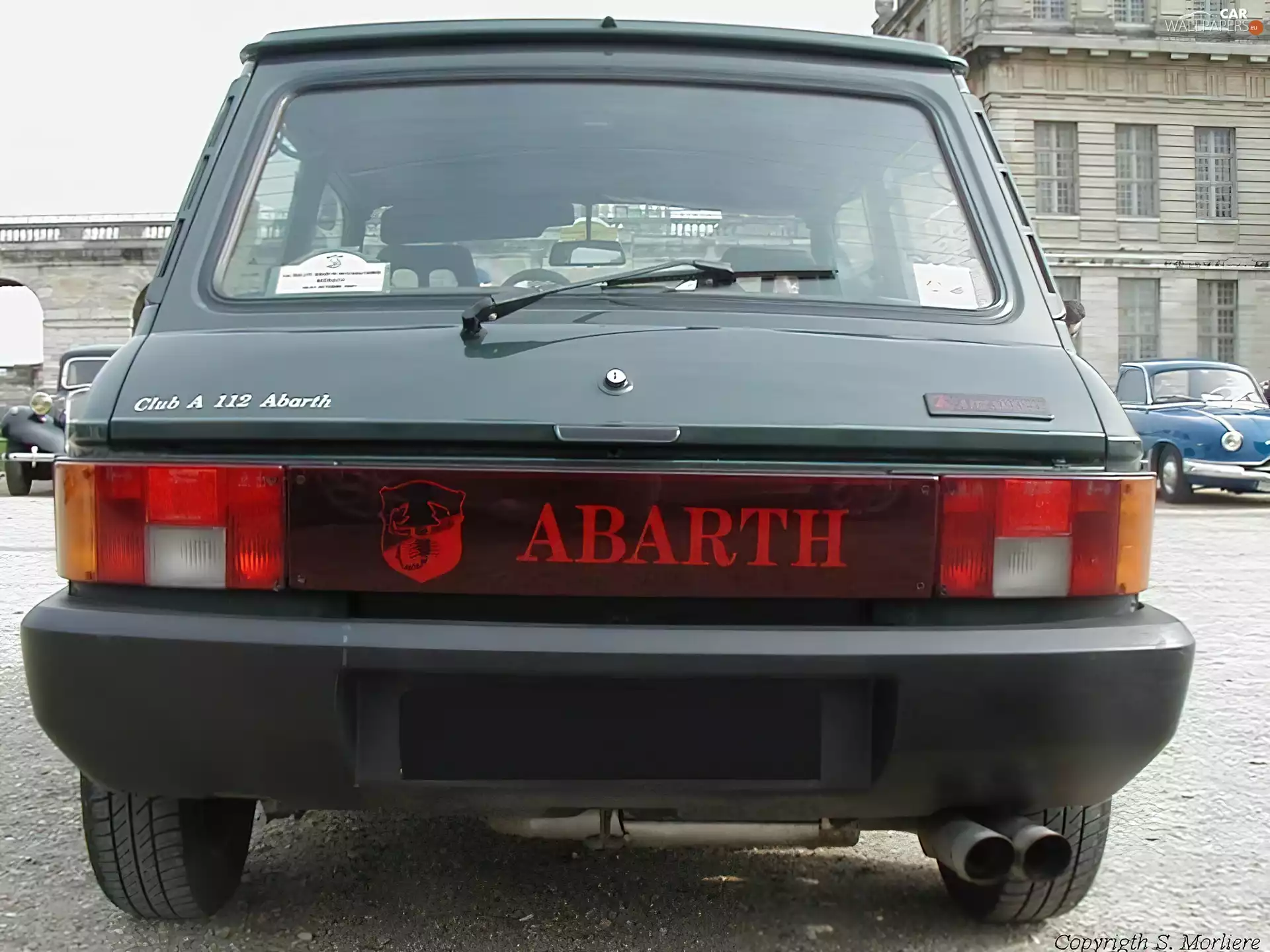 Back, bumper, silencer, Autobianchi A112