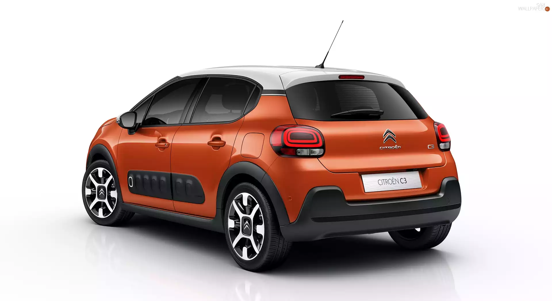 Citroen C3, Back, side, 2016