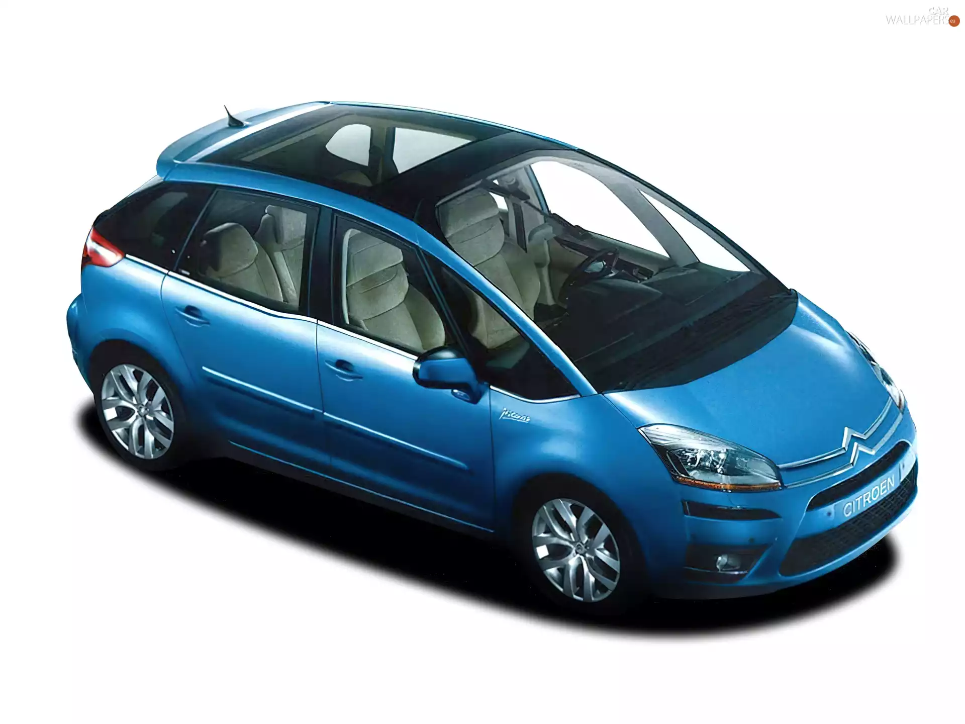 the roof, Citroen C4 Picasso, panorama
