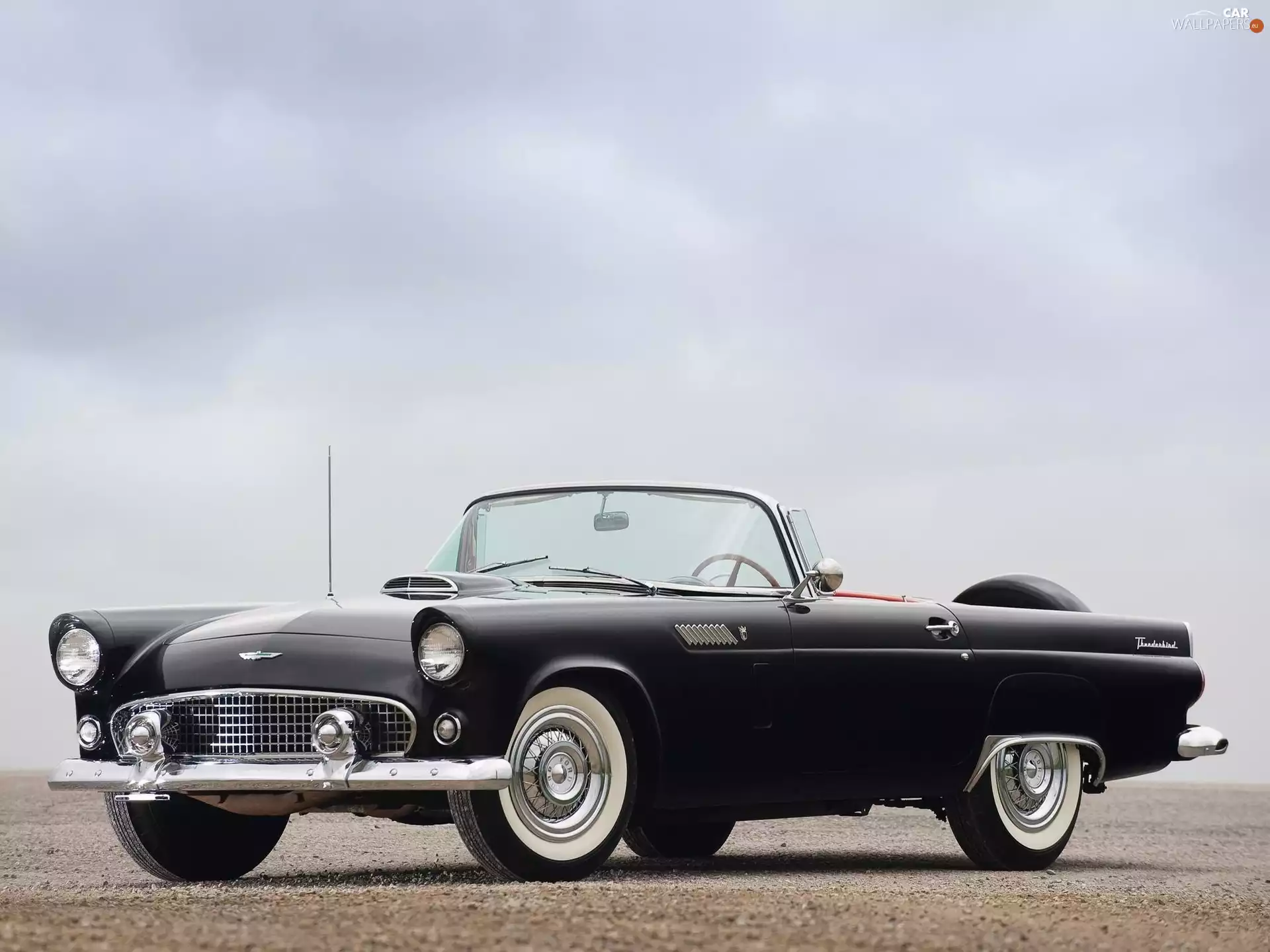1956, Cabrio, Ford, Thunderbird, antique