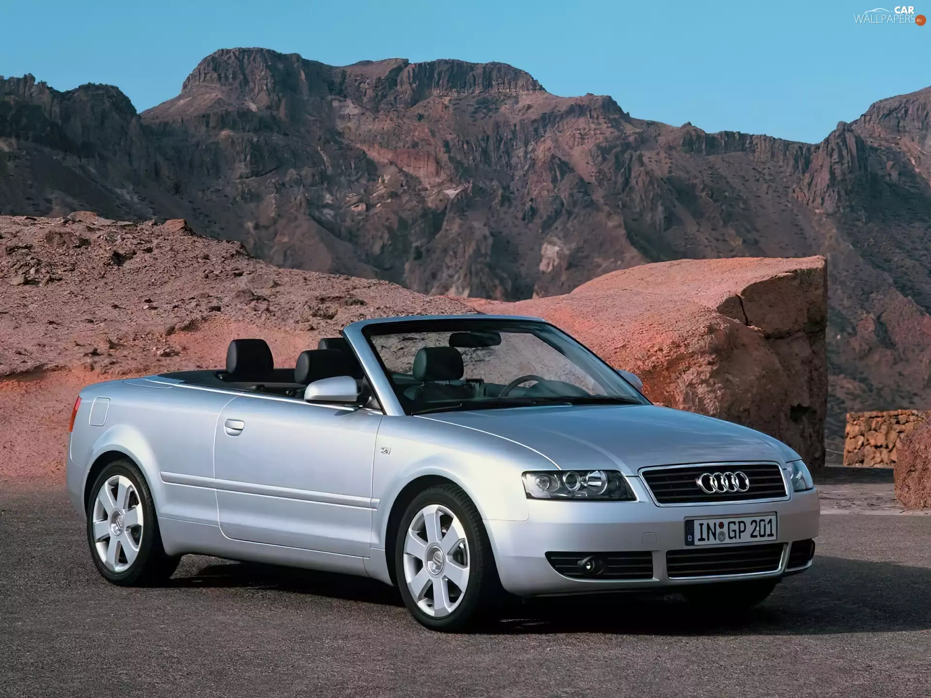 Silver, Audi A4, Cabrio
