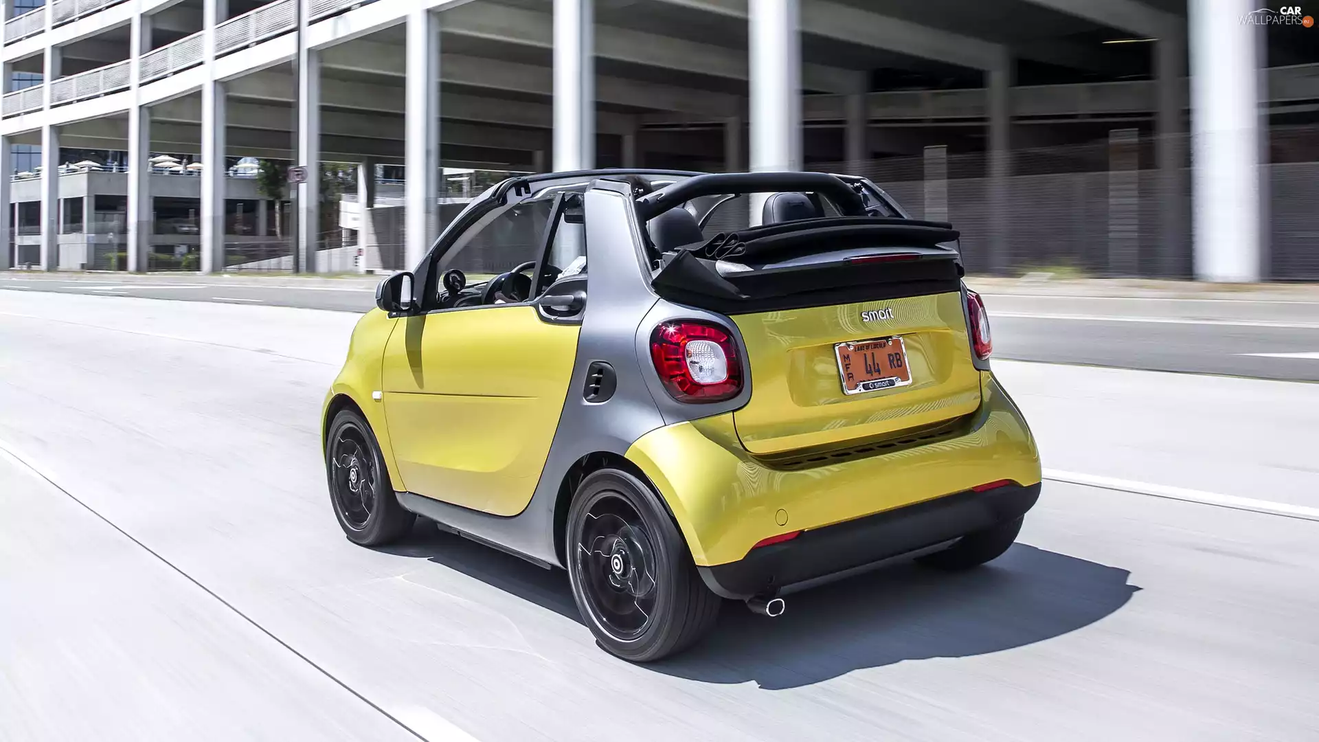 Yellow, 2017, Smart Fortwo Street, Smart Fortwo Cabrio