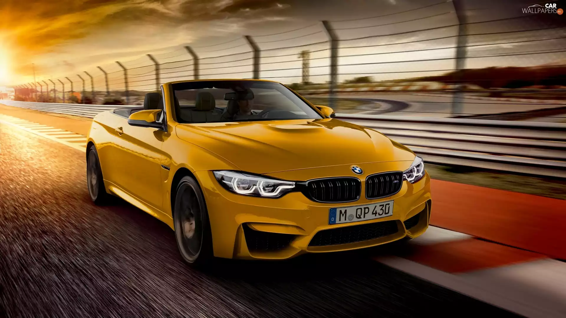 Yellow, BMW M4 Cabrio