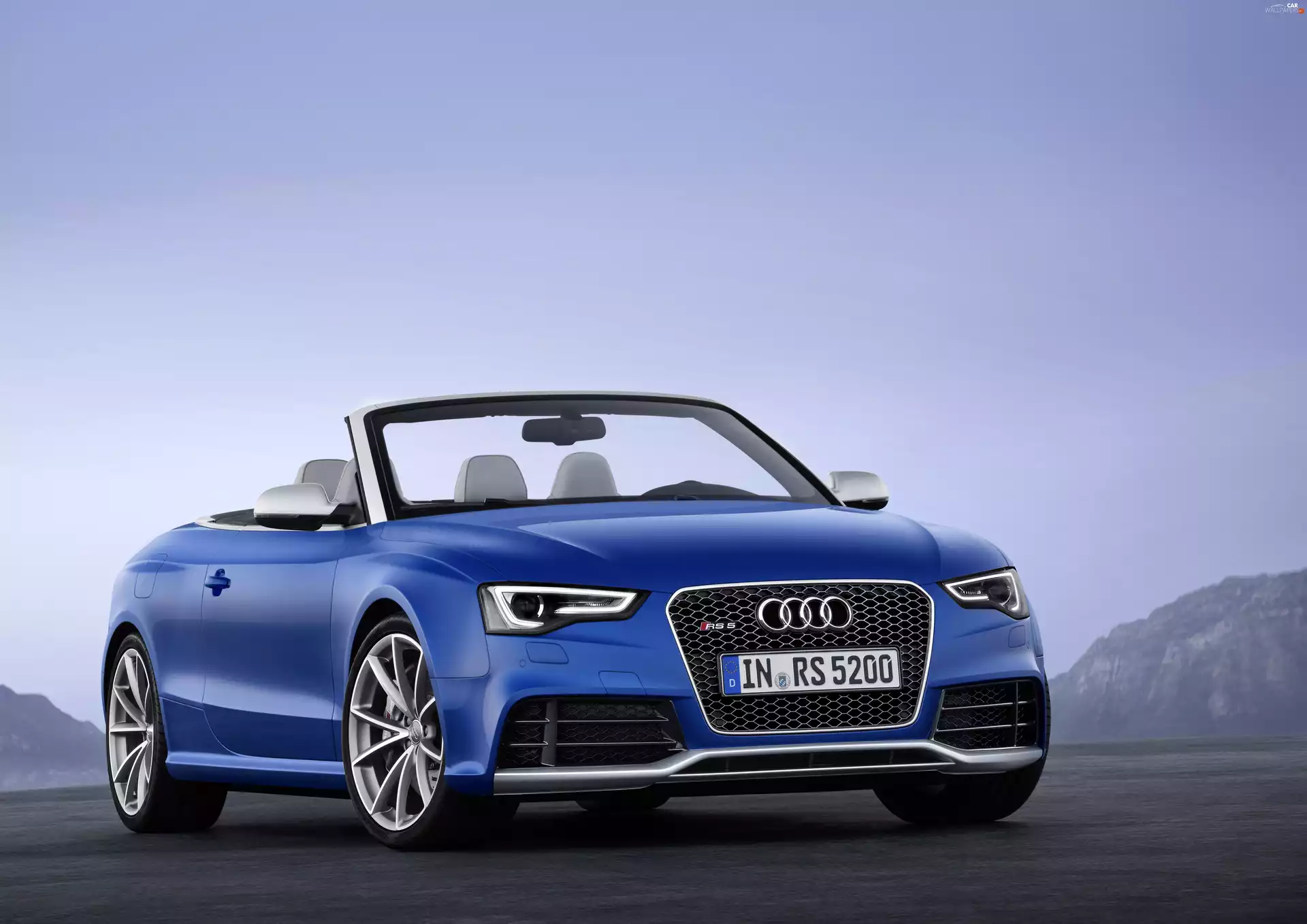 Blue, Audi RS5 Cabriolet