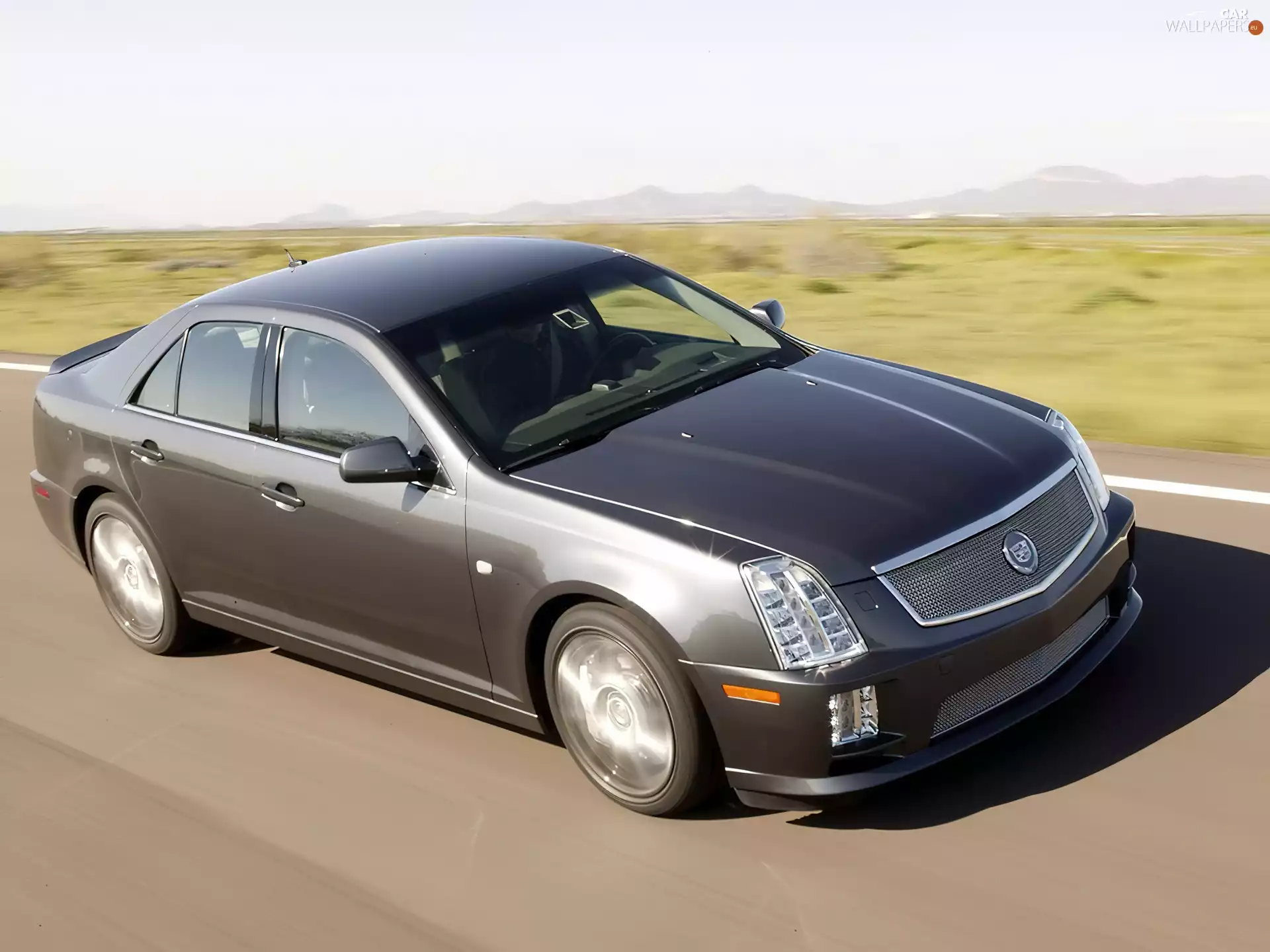 Cadillac STS, route