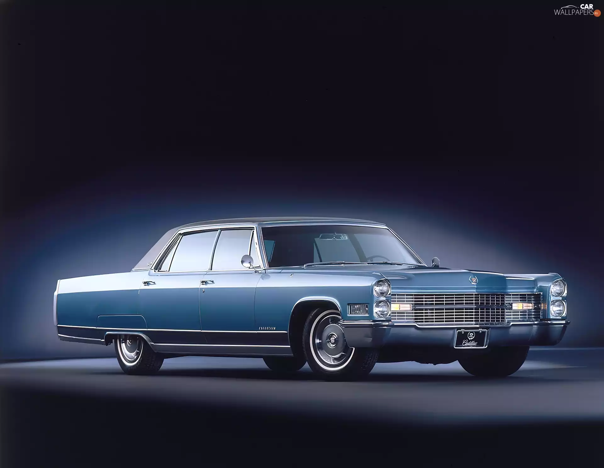 cruiser, blue, Cadillac Calais