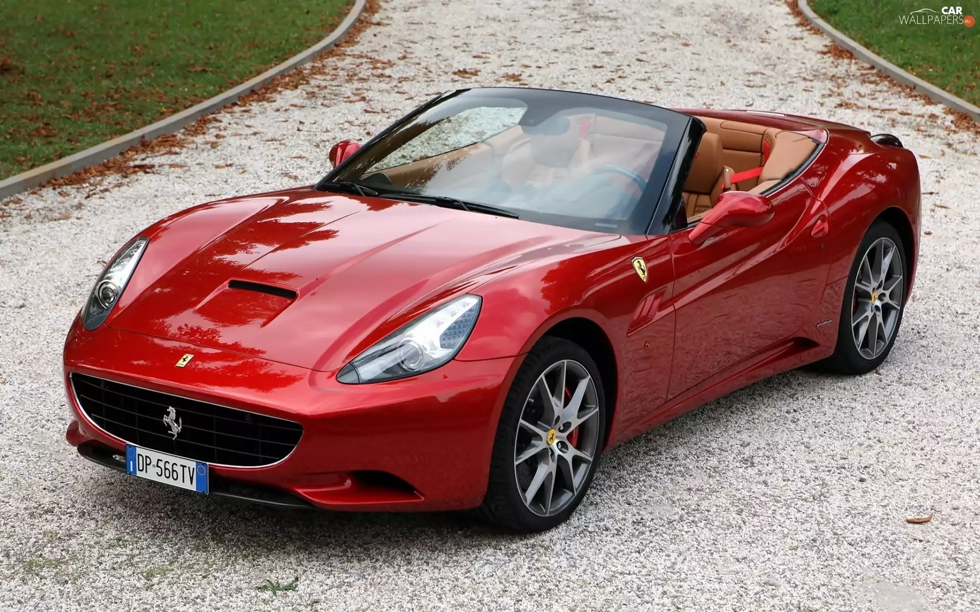 Cabriolet, Red, Ferrari California