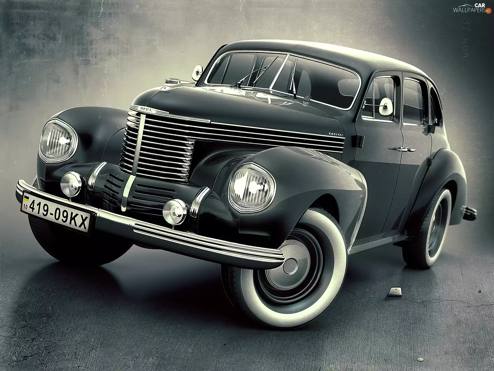 captain, antique, Opel