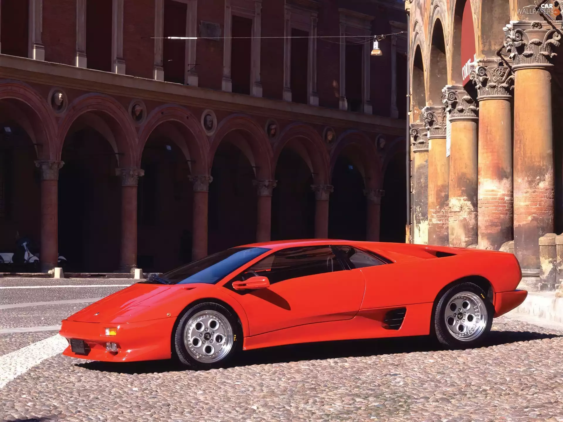 motor car, Lamborghini Diablo, Super