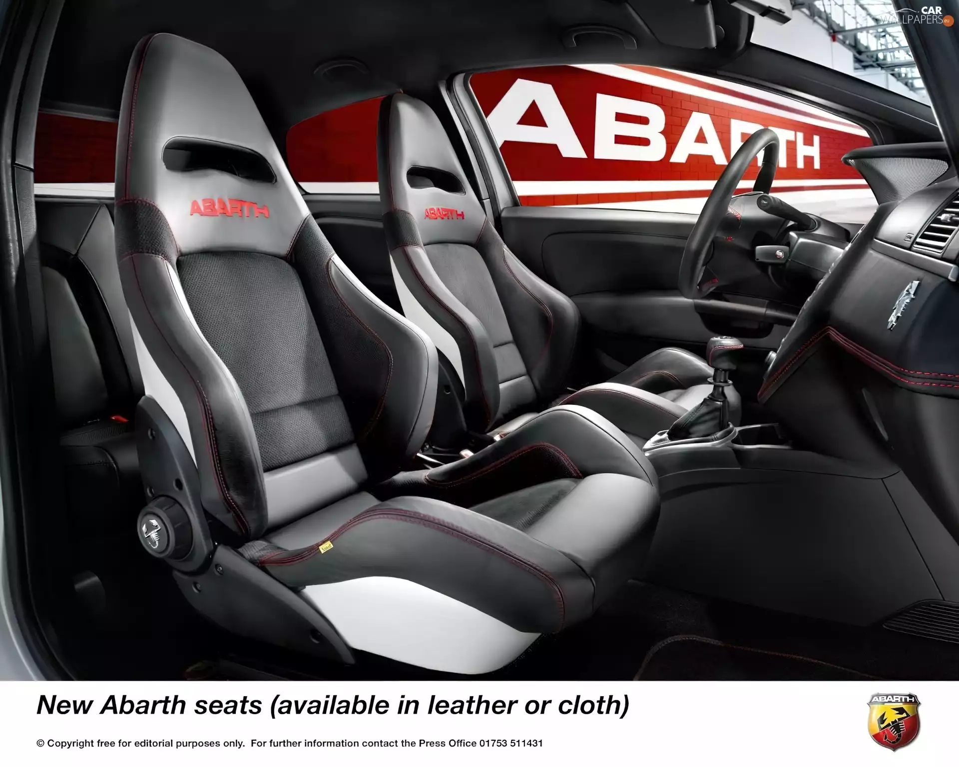 interior, Centre, seats, Abarth 500