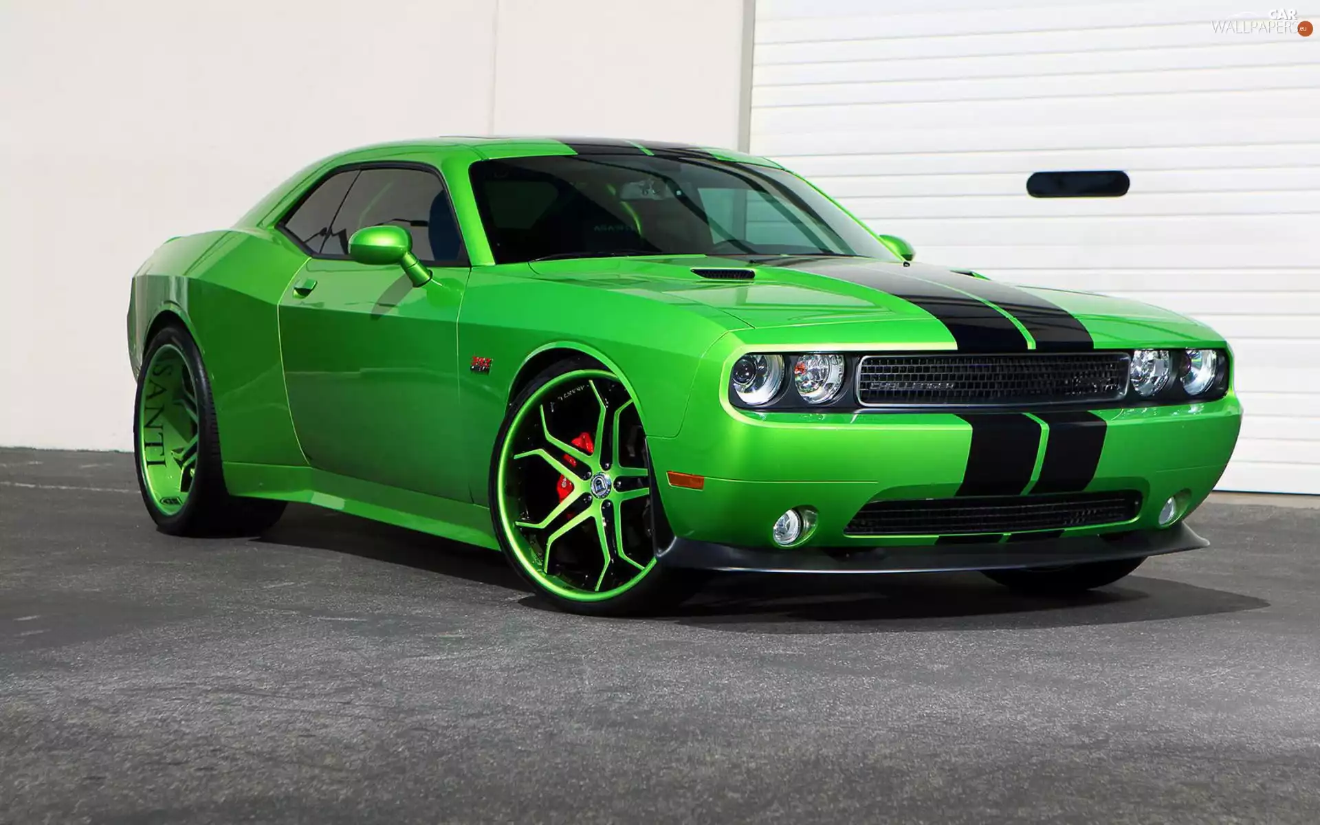 Challenger, Green, Dodge