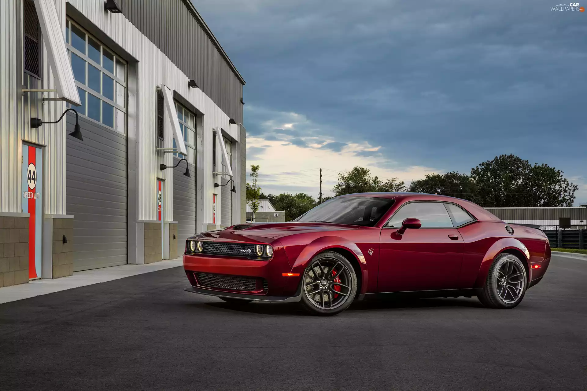 2018, Red, Dodge Challenger SRT Hellcat Widebody