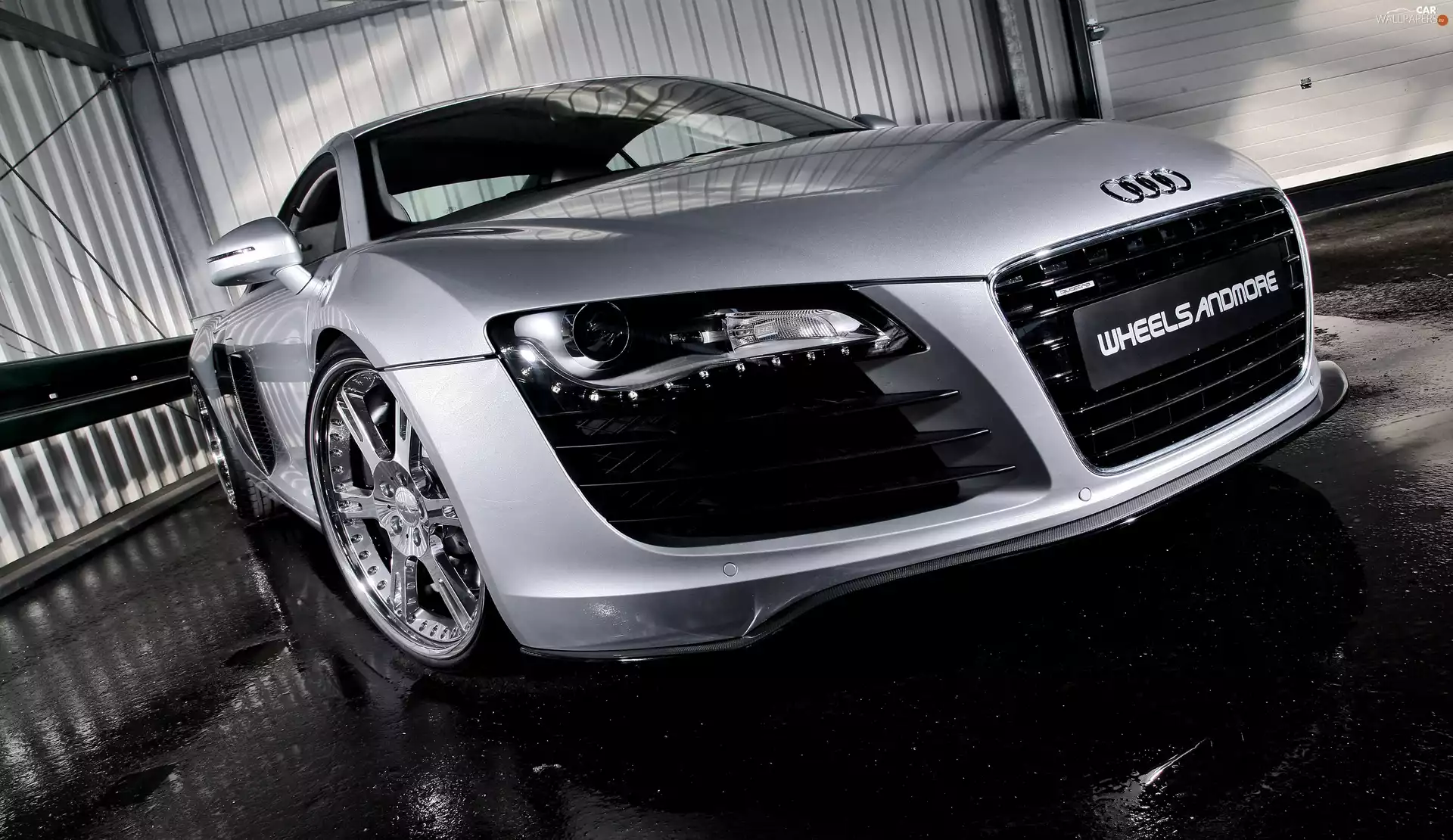 @, Audi R8, Chrome