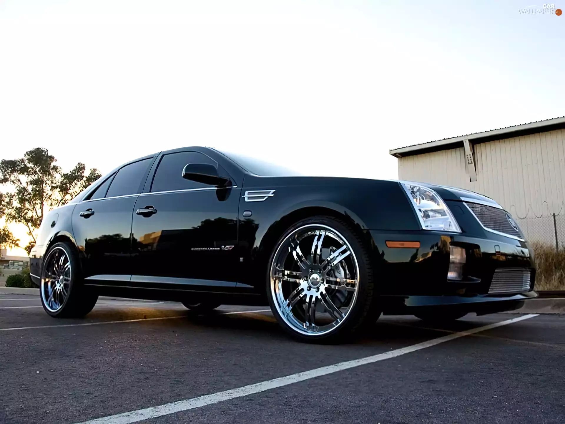 @, Cadillac STS, Chrome