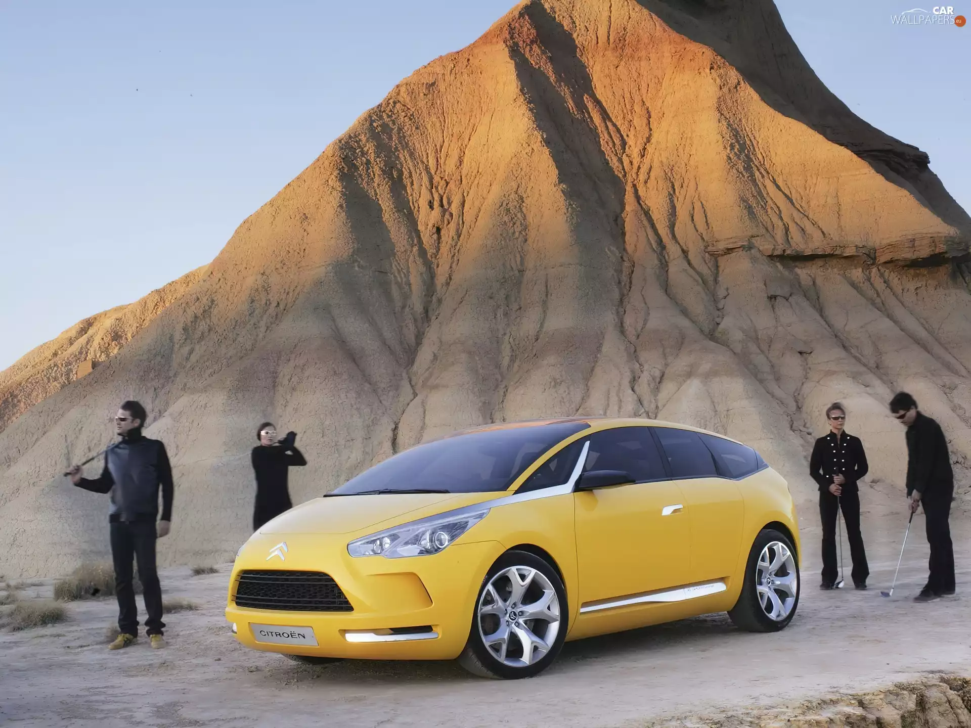 mountains, Citroen C-Sportlounge, Golf