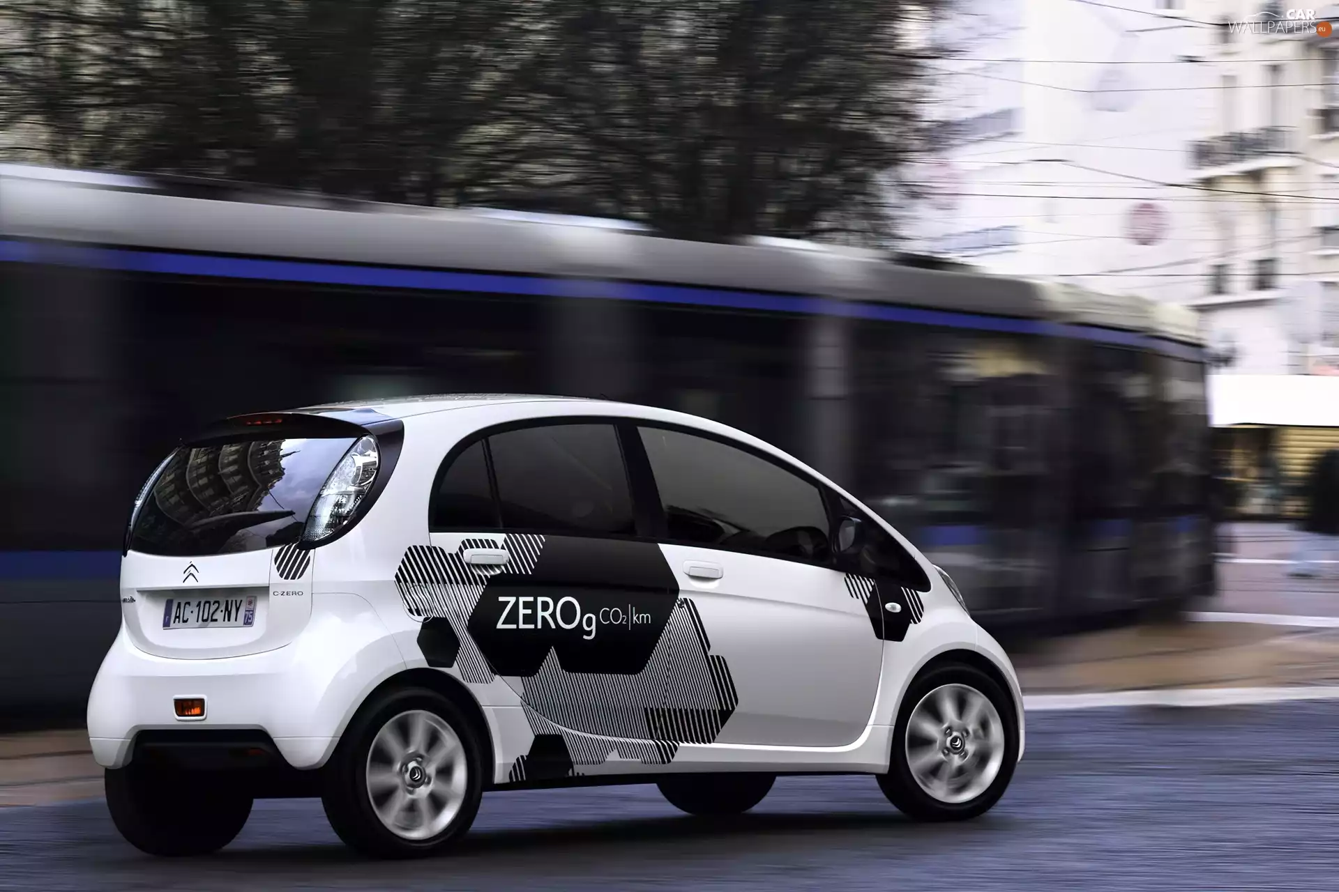 Street, Citroen C-Zero, Town
