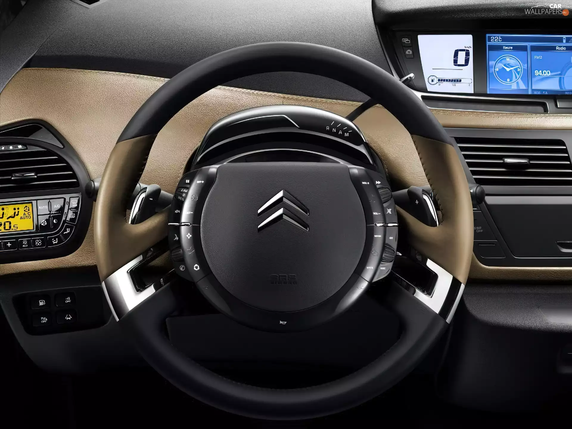 vents, Citroen C4 Picasso, driver